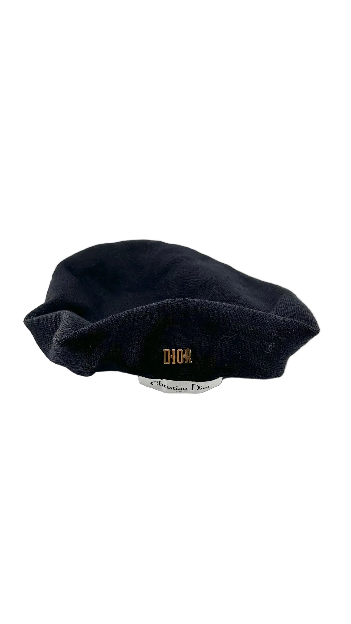 Christian Dior - Black Knit Beret