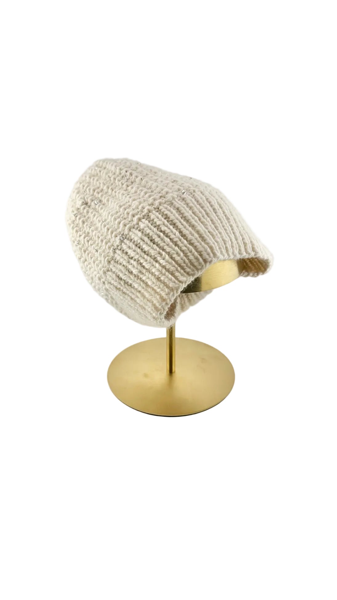 Jennifer Behr - Cream Sequin Beanie