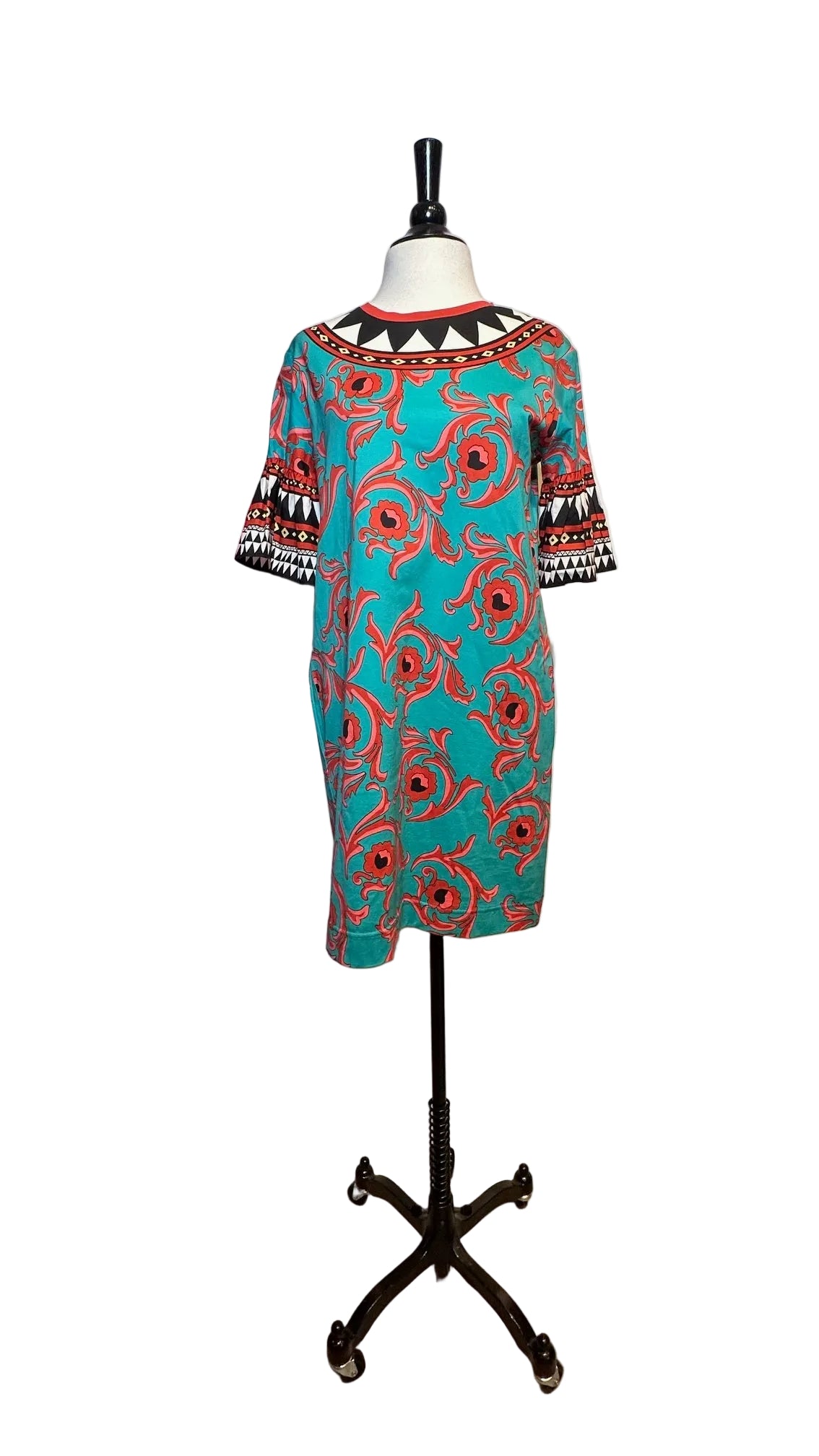 La Double J Editions - Floral Ethnic Dress - X-Small