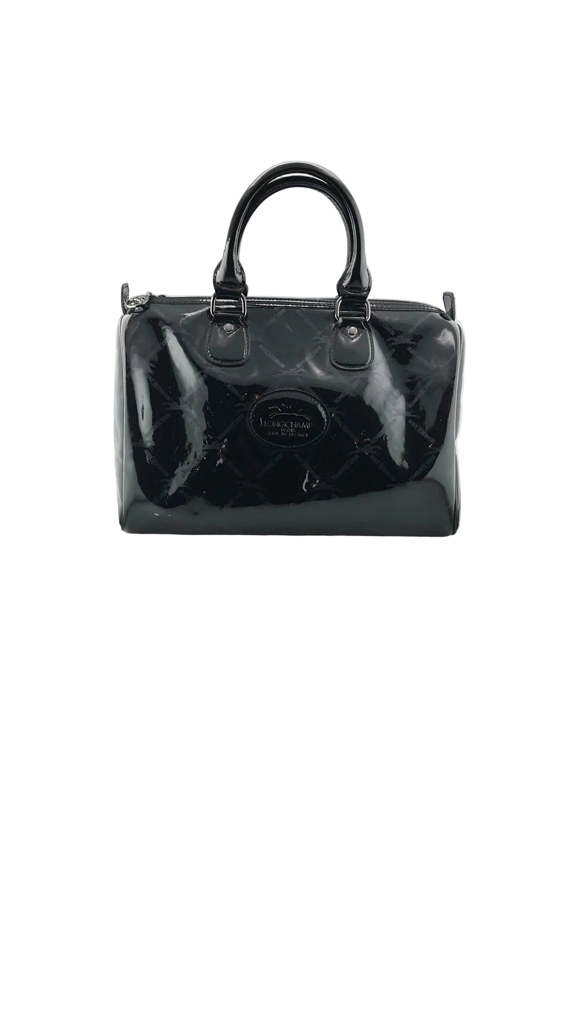 Longchamp - Black Patent Leather Bag