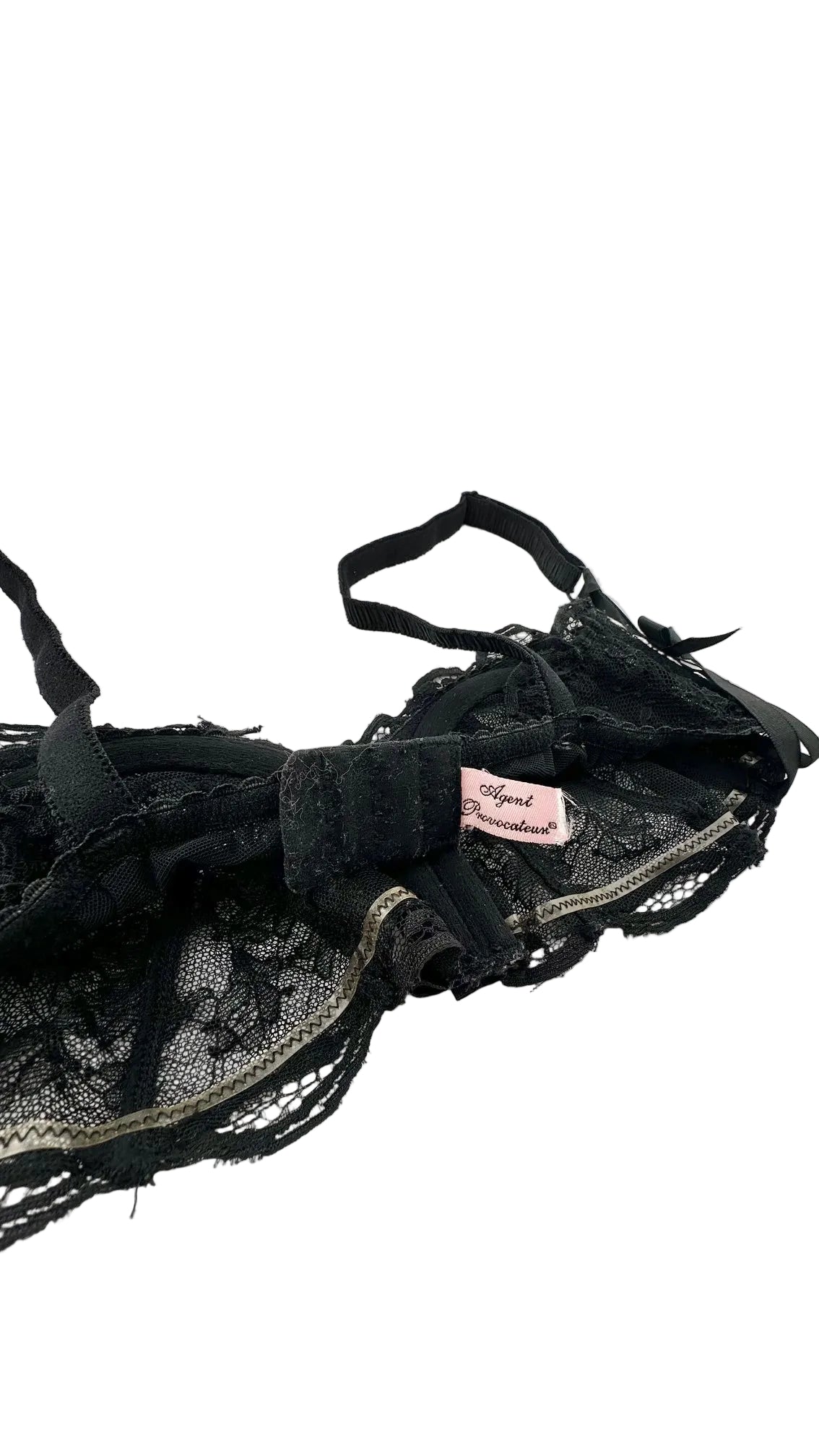 Agent Provocateur - Black Lace Bra - 32B