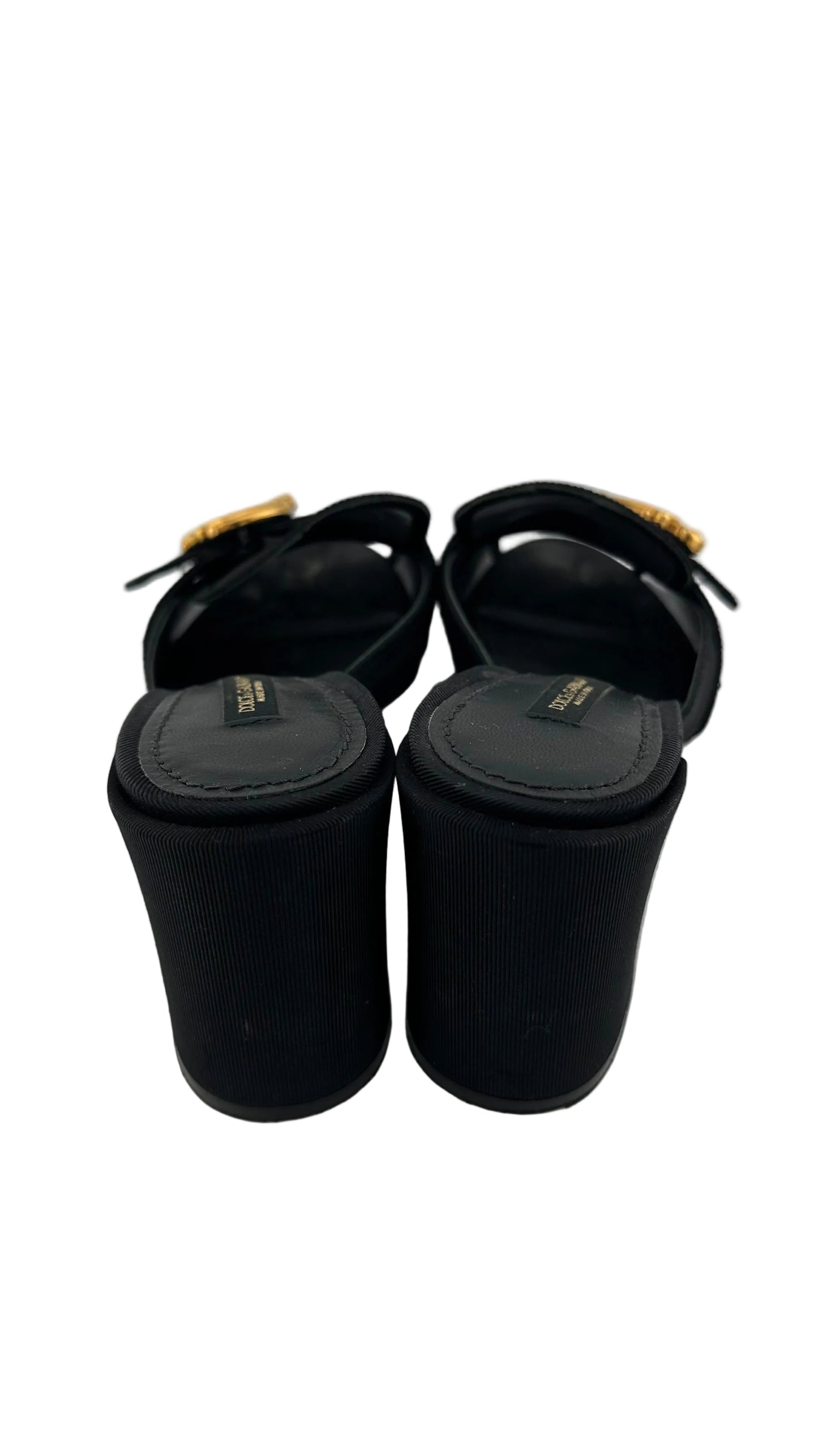 DOLCE & GABBANA - Black Mesh Heels - 38