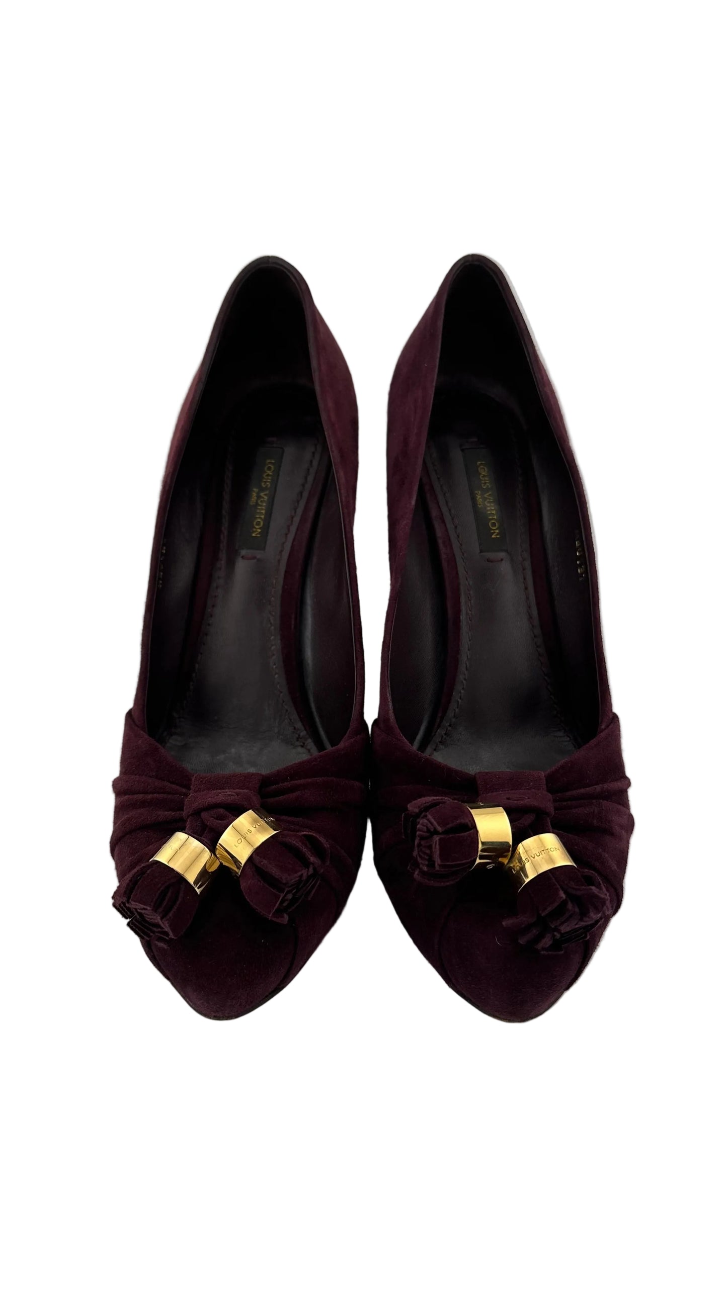 Louis Vuitton - Maroon Heels - 38