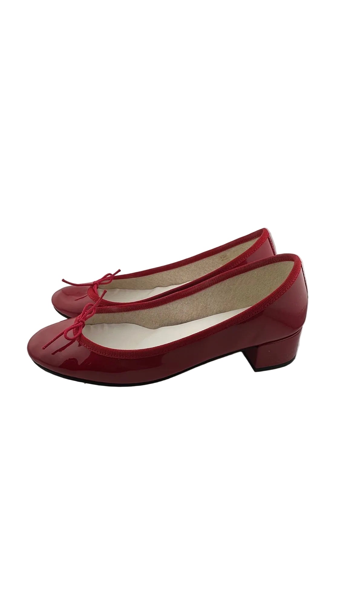 Repetto Paris - Red Patent Mary Janes - 39.5