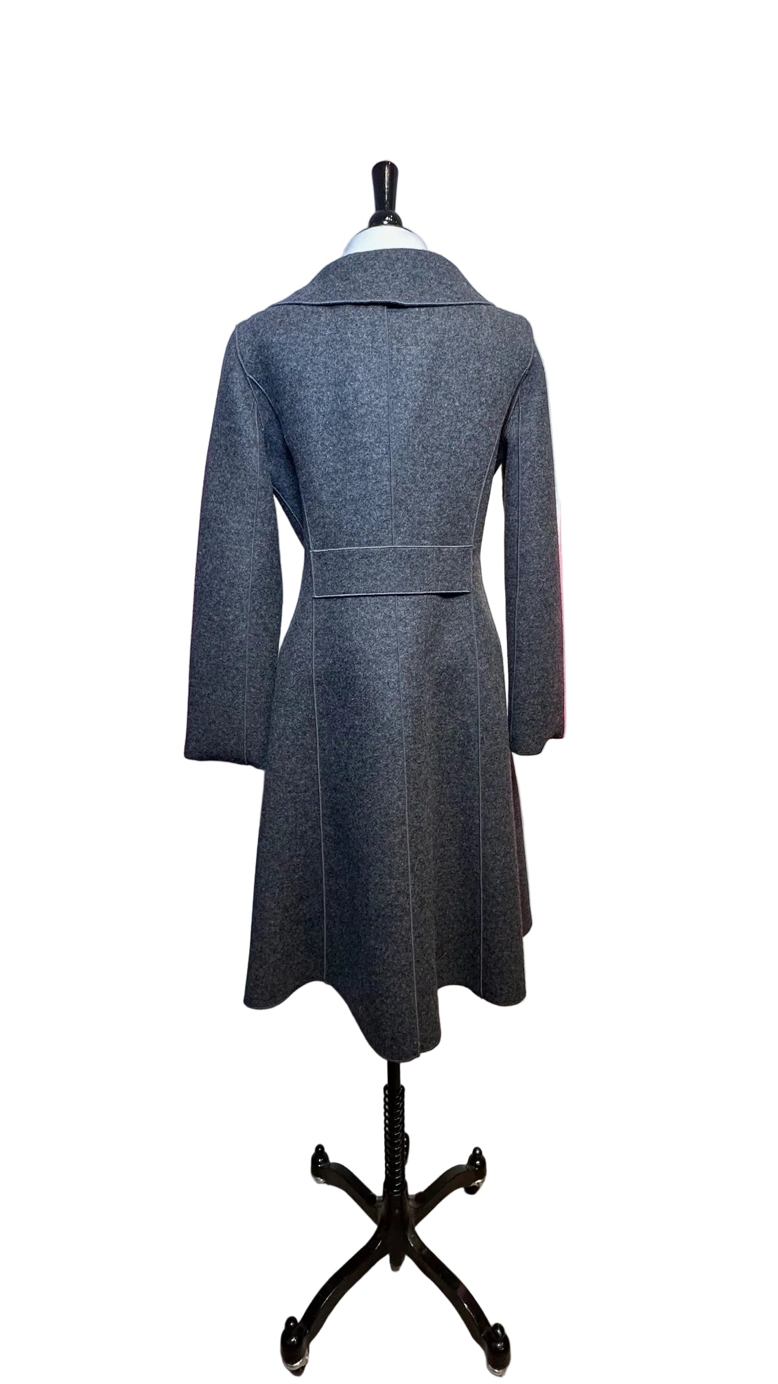 ARMANI COLLEZIONI - Grey Wool Coat - 4