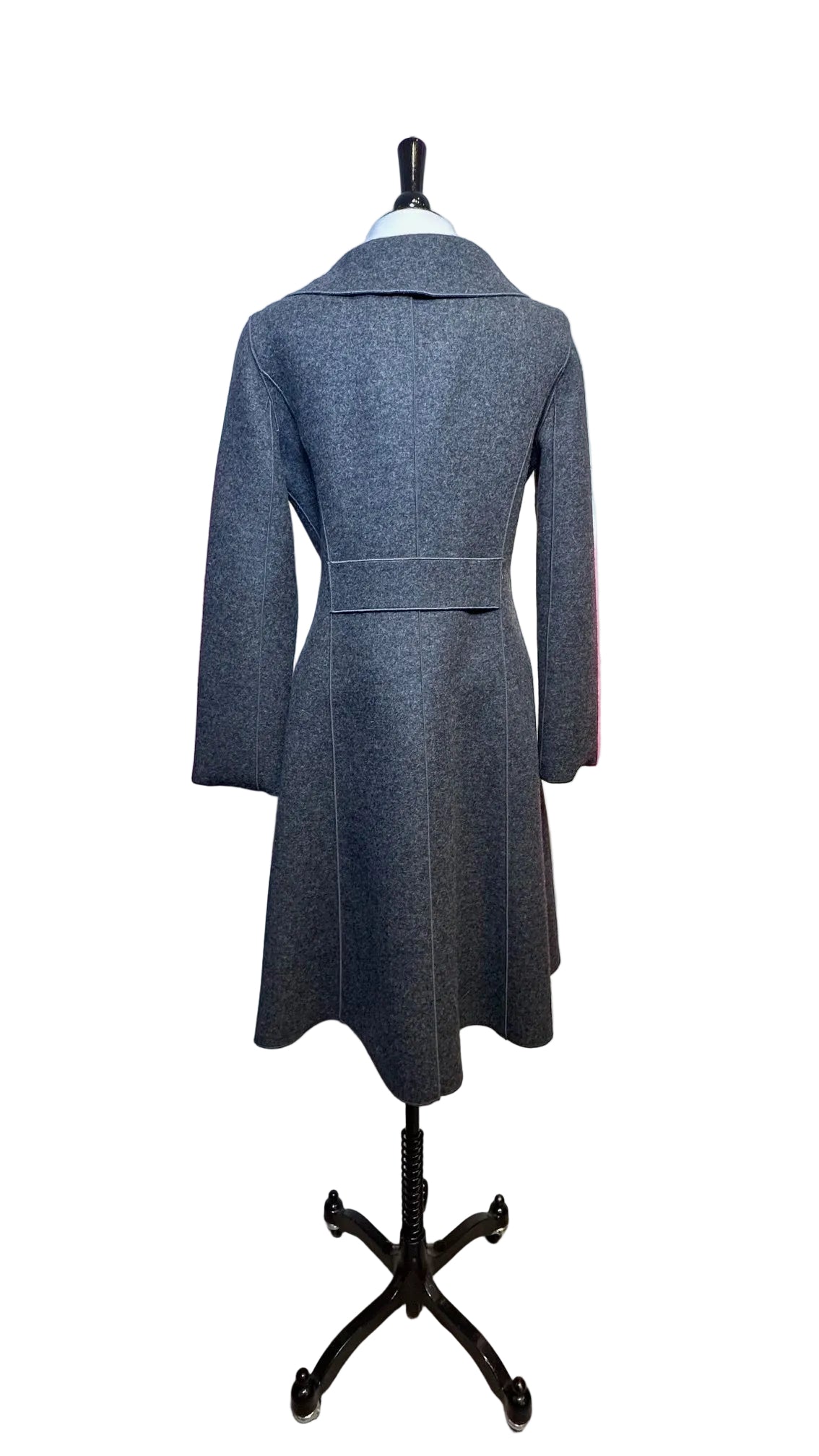ARMANI COLLEZIONI - Grey Wool Coat - 4