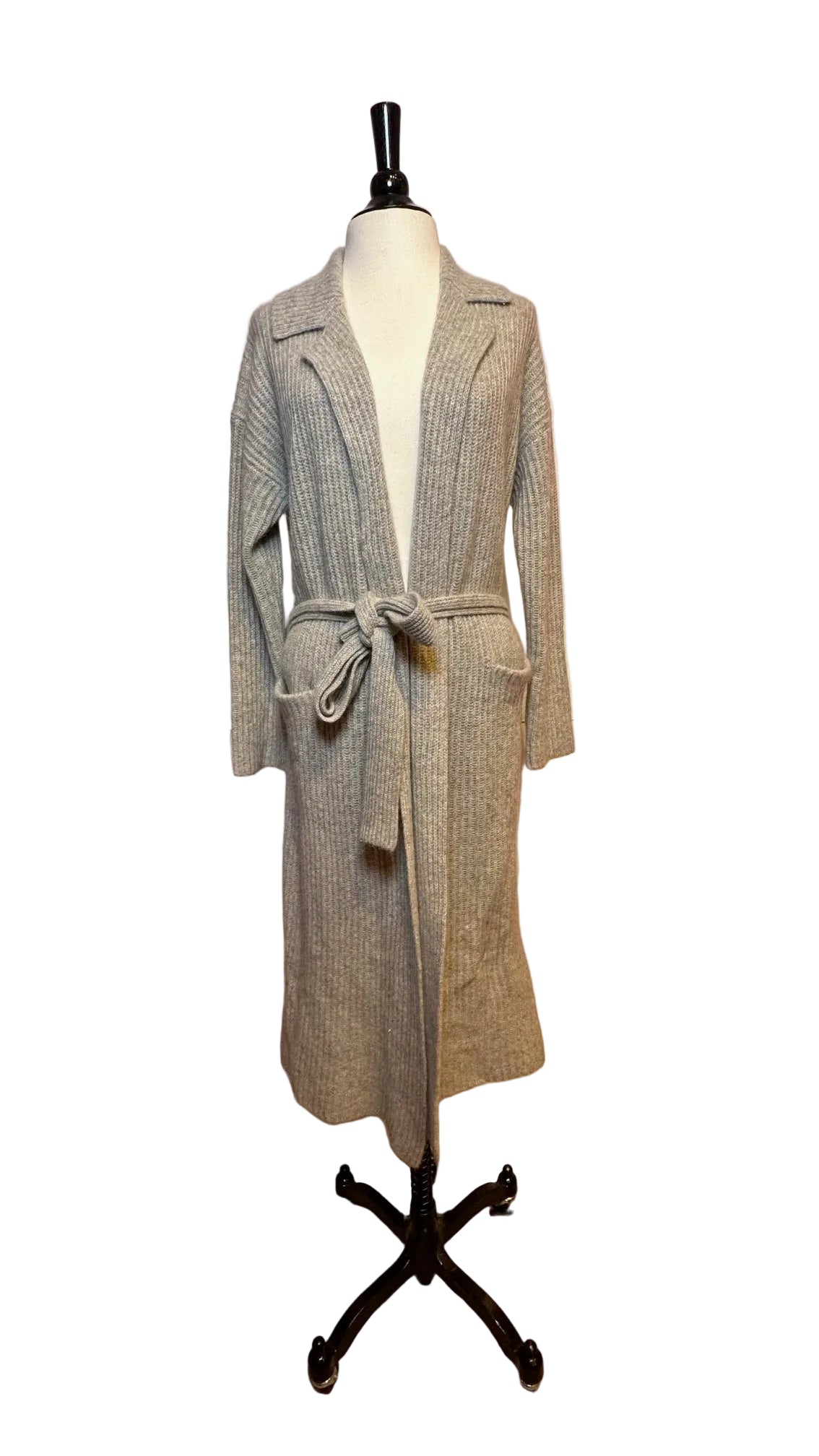360 CASHMERE - Gray Duster - Small