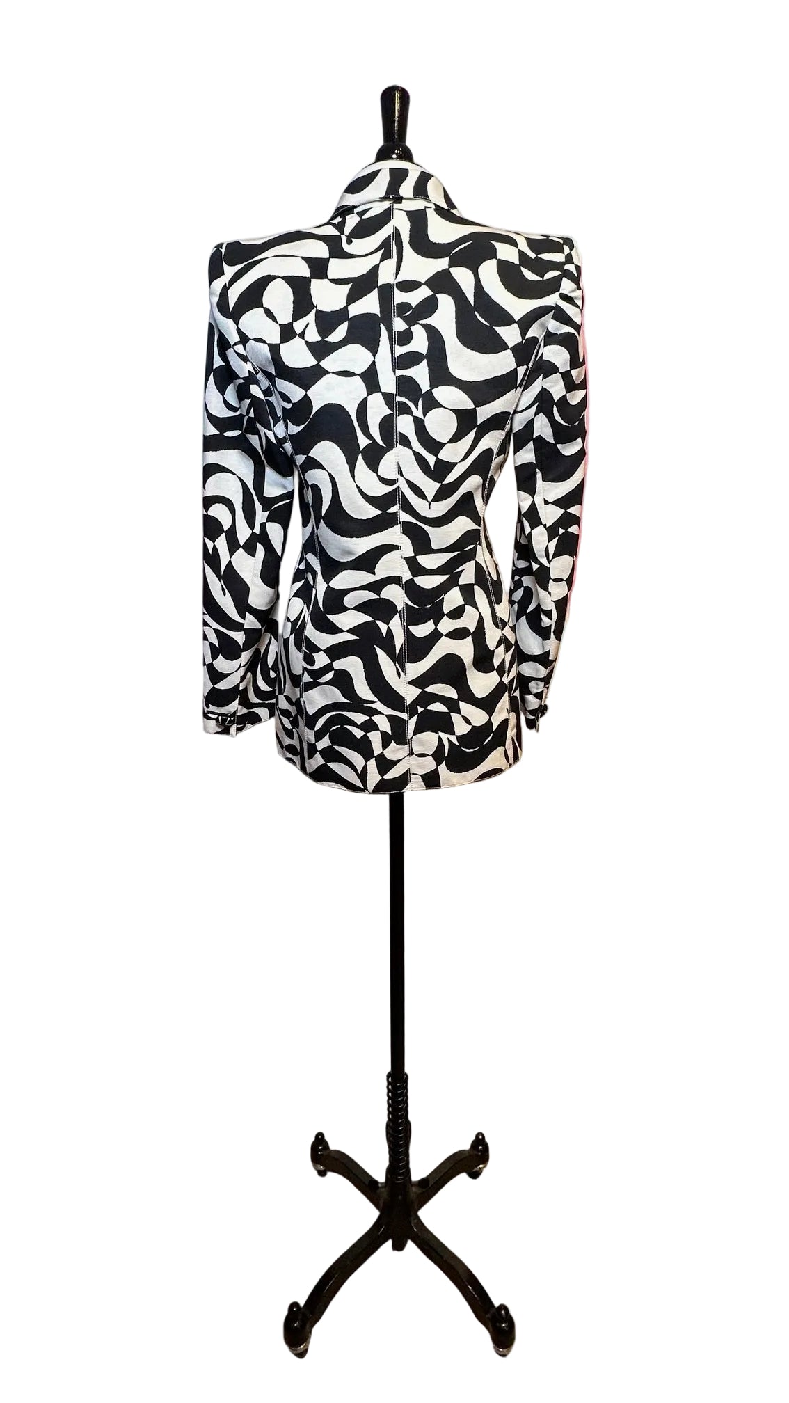 Emanuele Ungaro - Black And White Print Jacket - Small