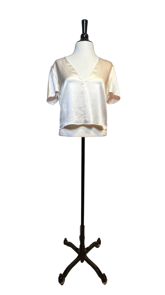 Alexander Wang - Cream Silk Top - 4