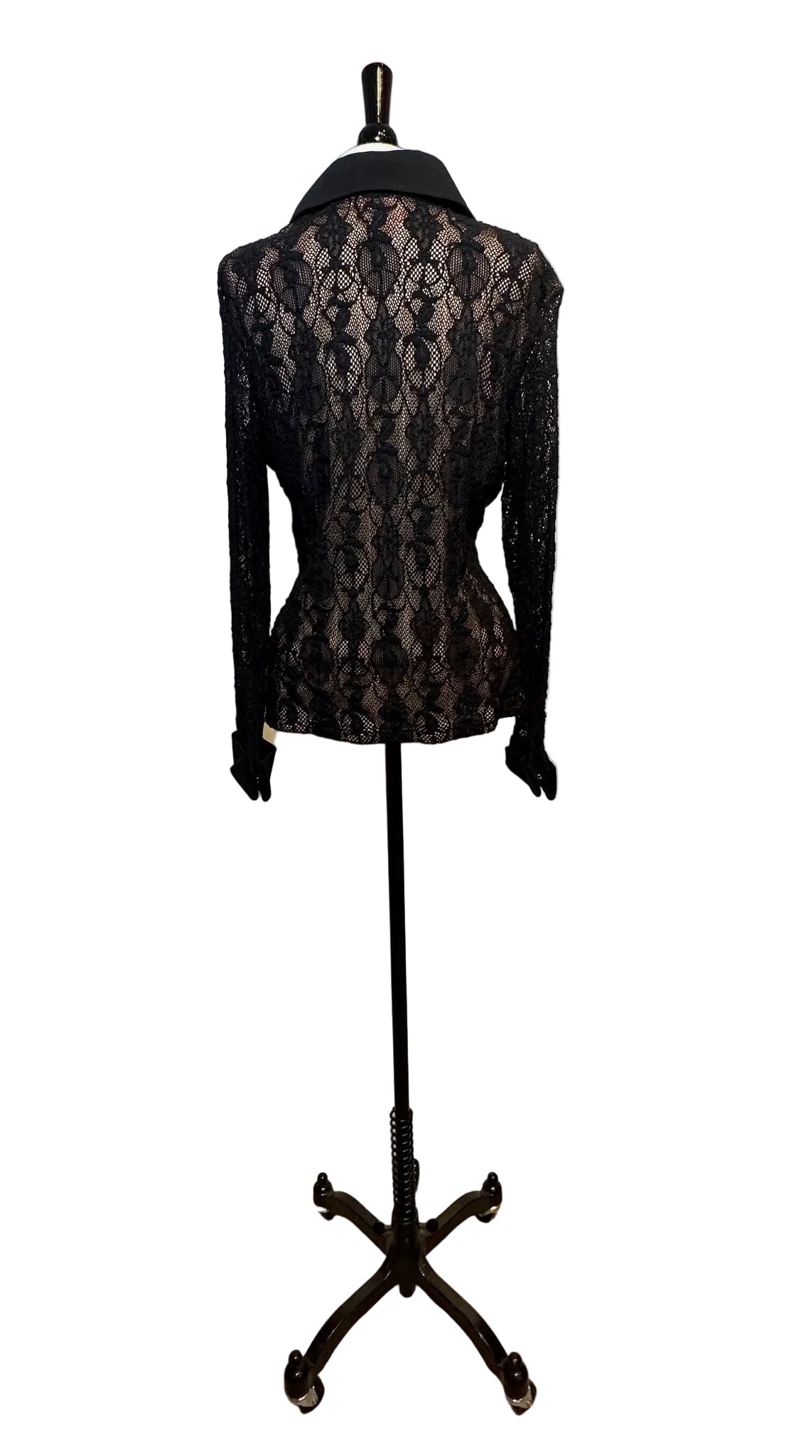 ANNE FONTAINE - Black Lace Blouse - 46