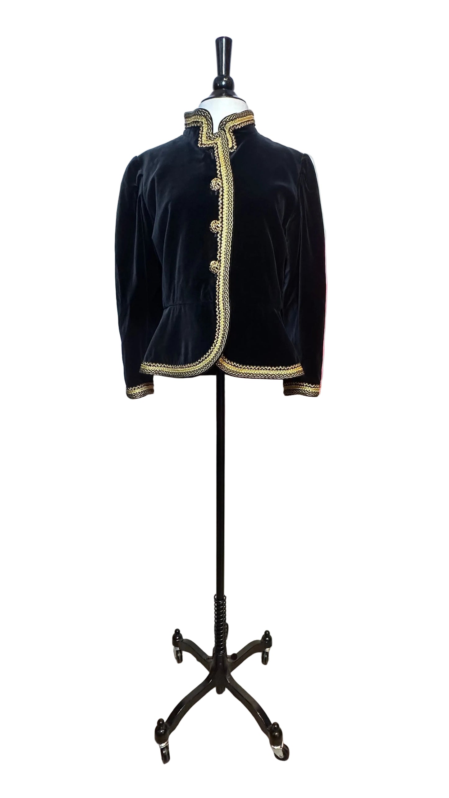 Yves Saint Laurent Rive Gauche - Vintage Black Velvet Jacket - 40