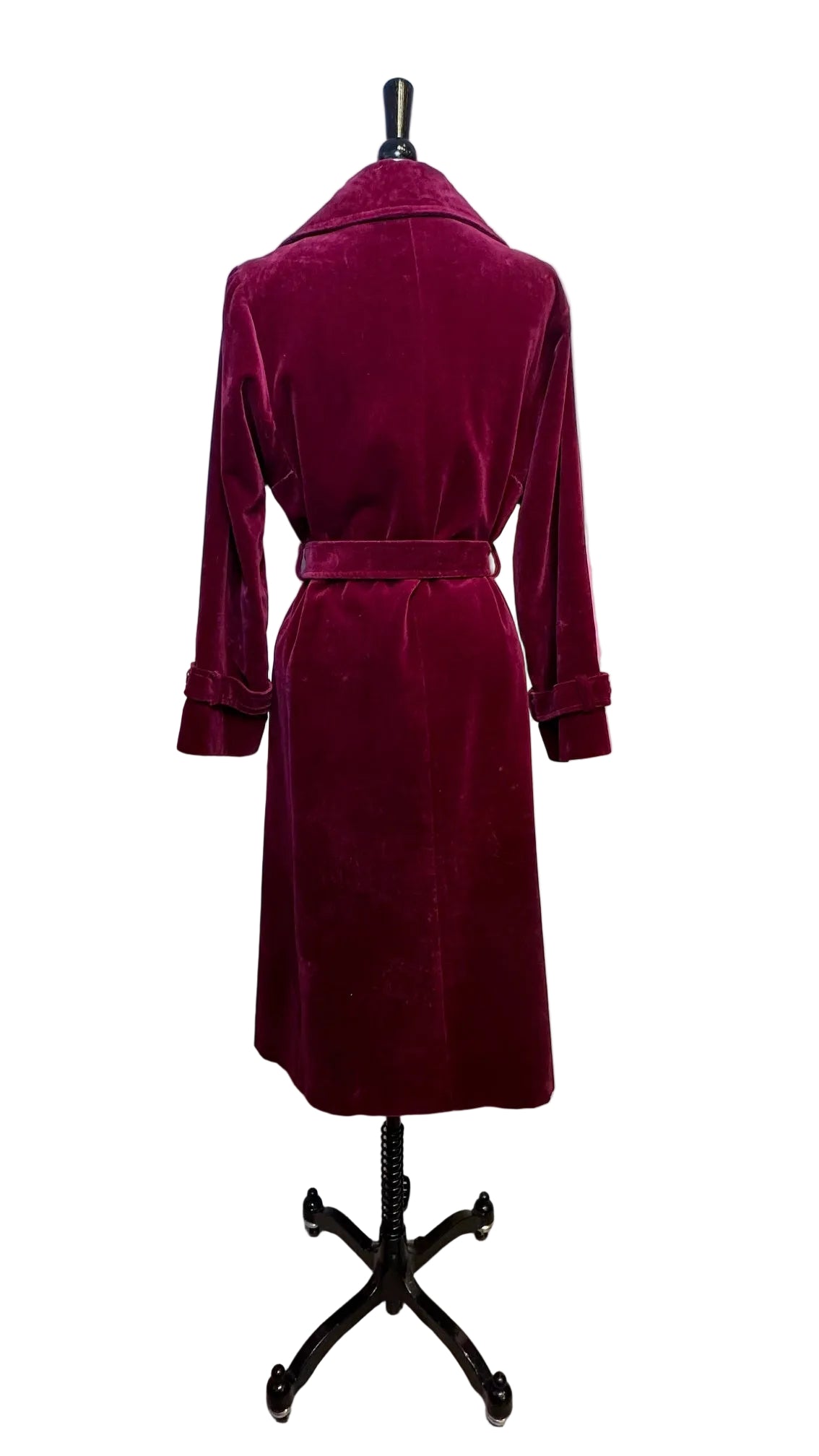 Saint Laurent Rive Gauche Velvet Coat - Small