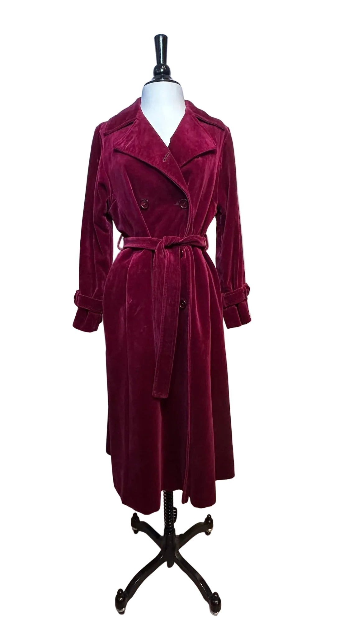 Saint Laurent Rive Gauche Velvet Coat - Small