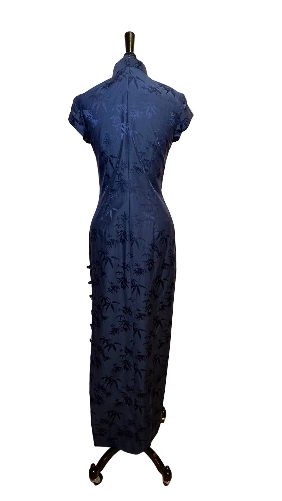Shanghai Tang - Blue Silk Dress - Small