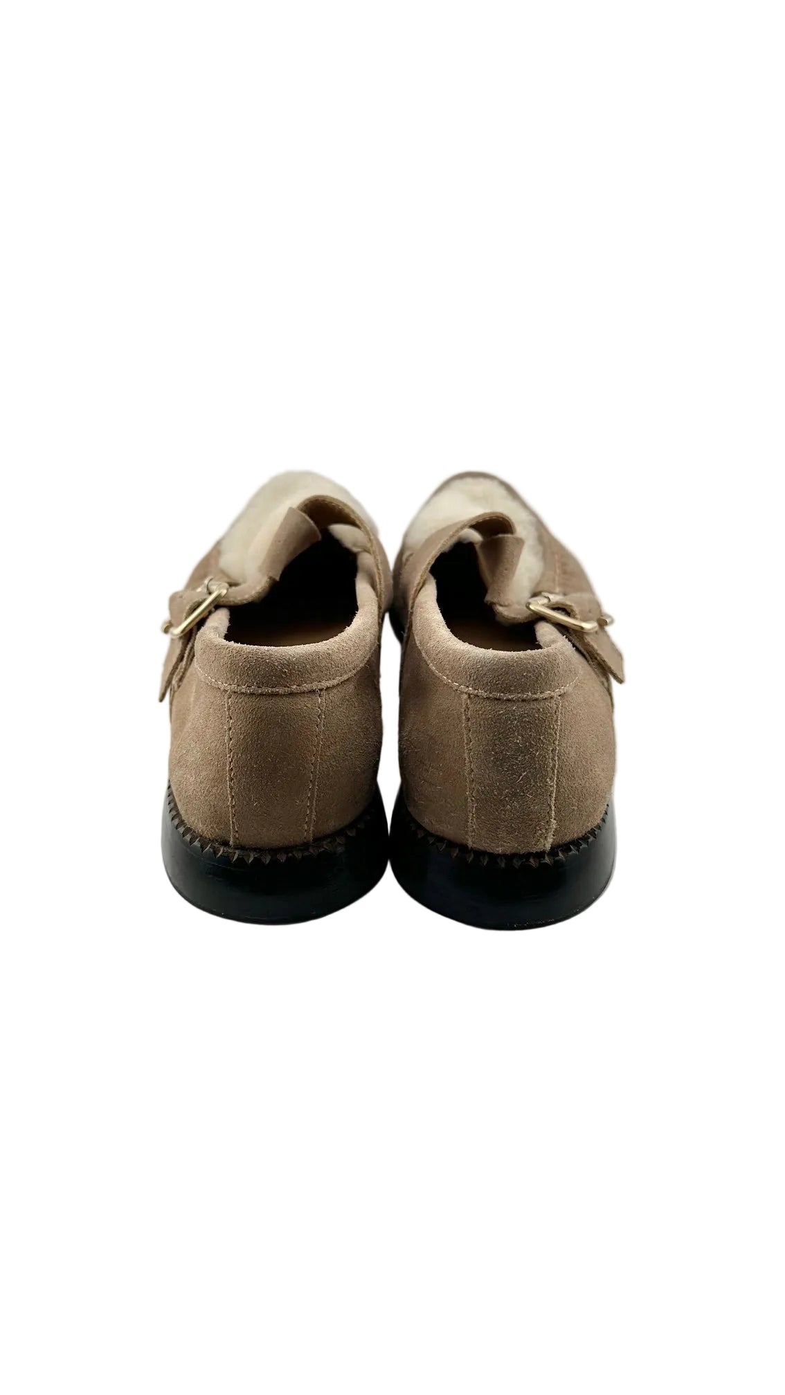 Freda Salvador - Beige Shearling Loafers - 40