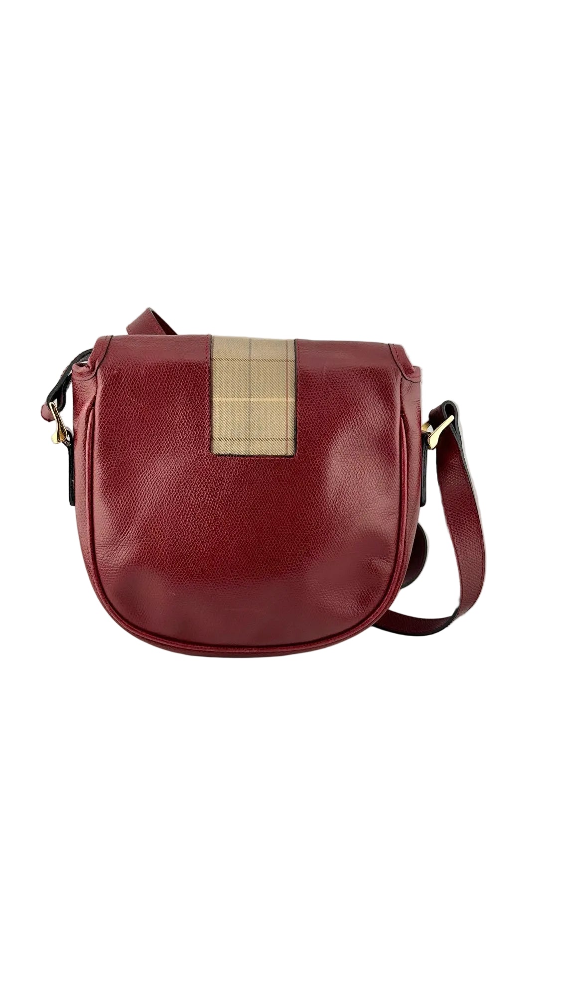 Burberry - Vintage Red Leather Crossbody