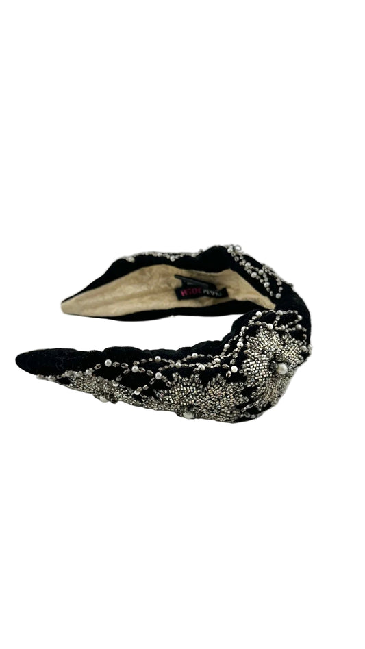 NAMJOSH - Beaded Velvet Headband