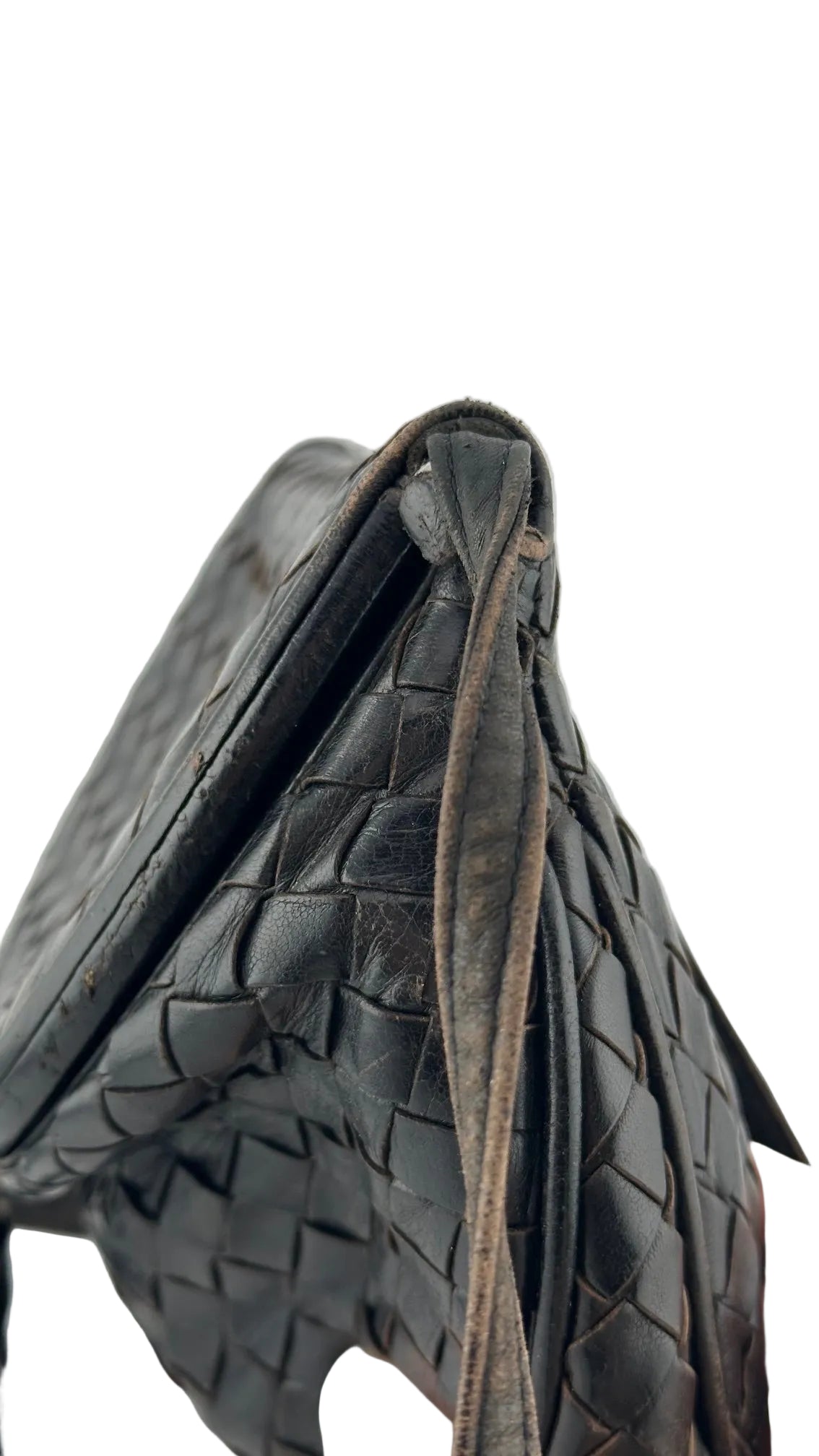 Bottega Venetta - Black Woven Leather Bag