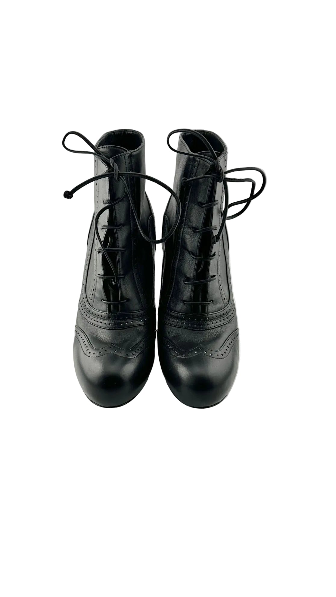 Bottega Venetta - Black Leather Booties - 39
