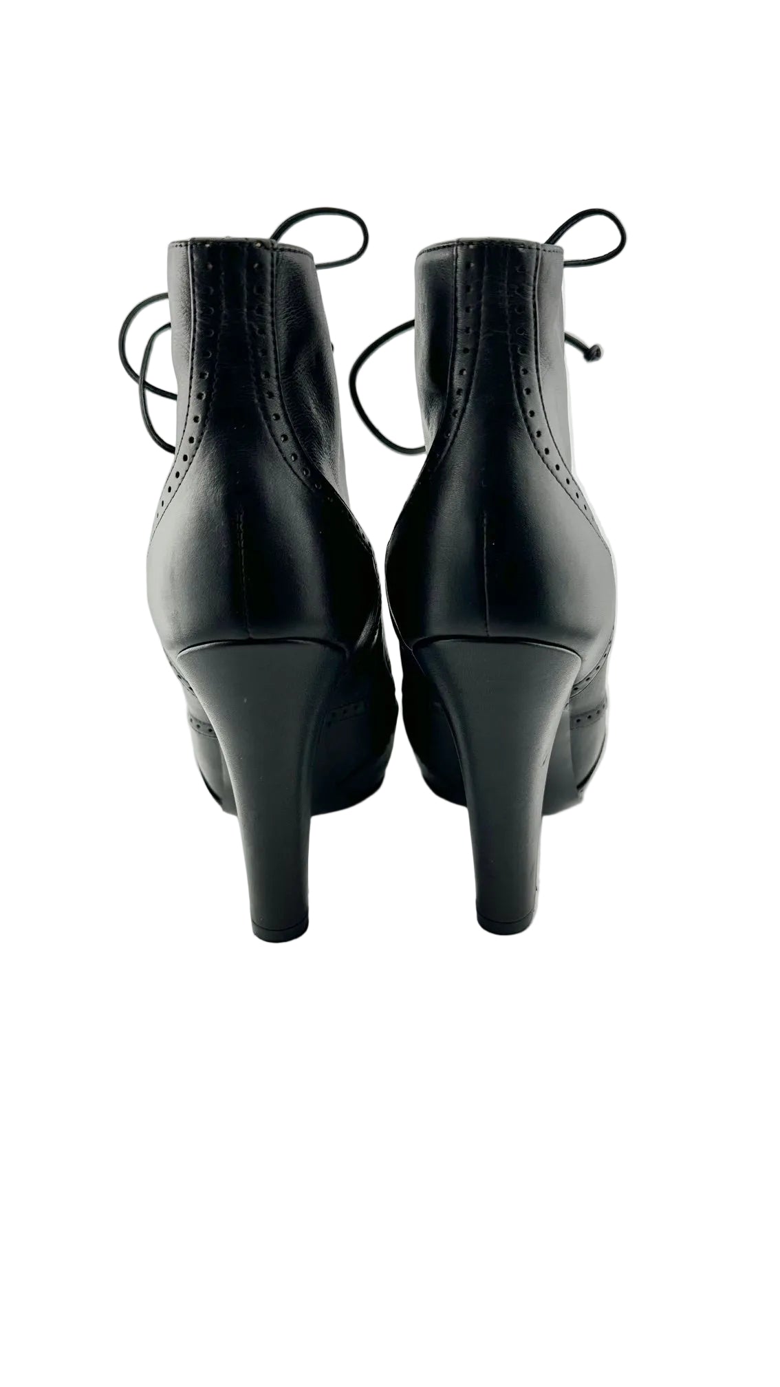 Bottega Venetta - Black Leather Booties - 39