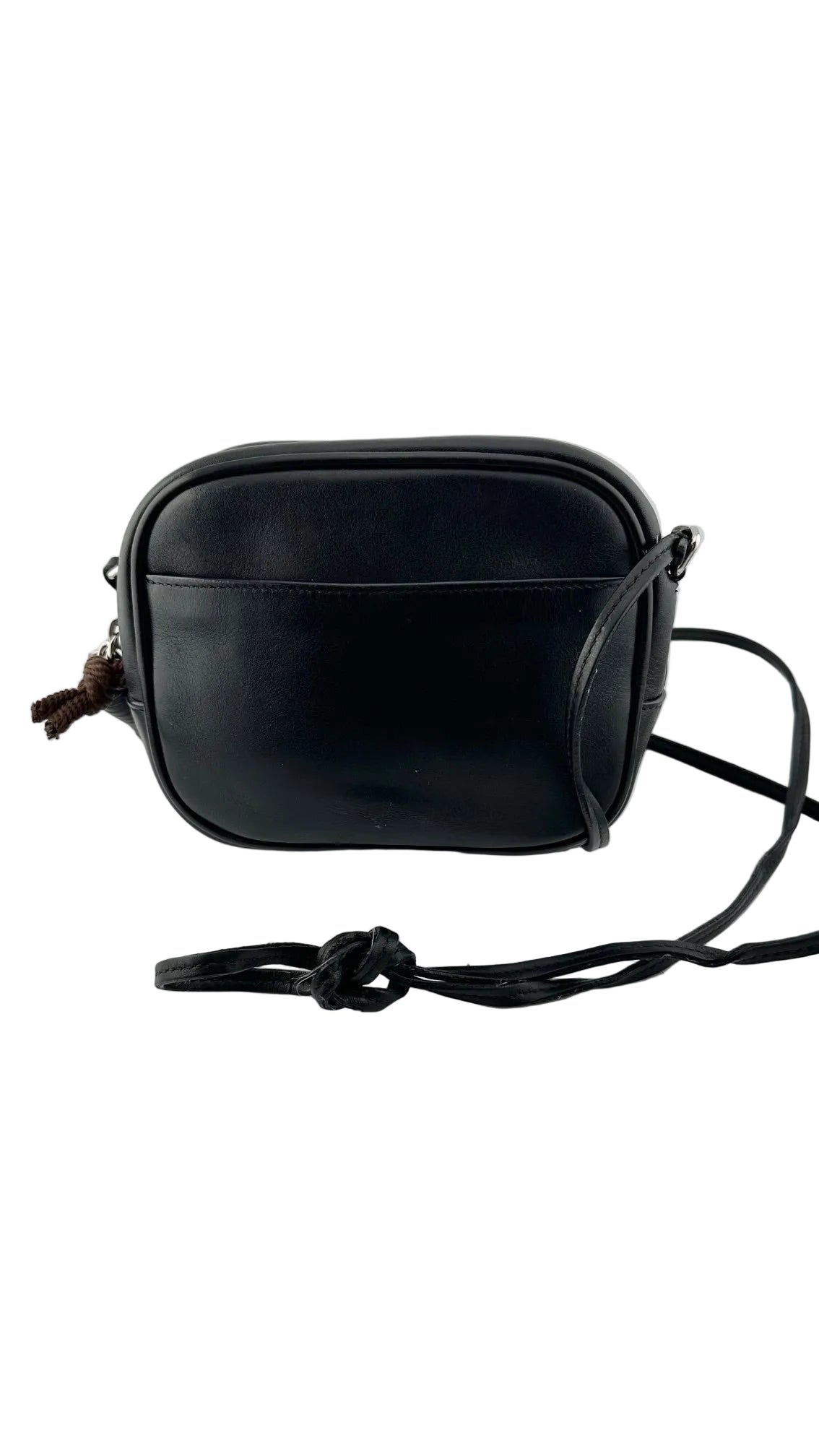 Yves Saint Laurent - Black Leather Mini Crossbody Bag