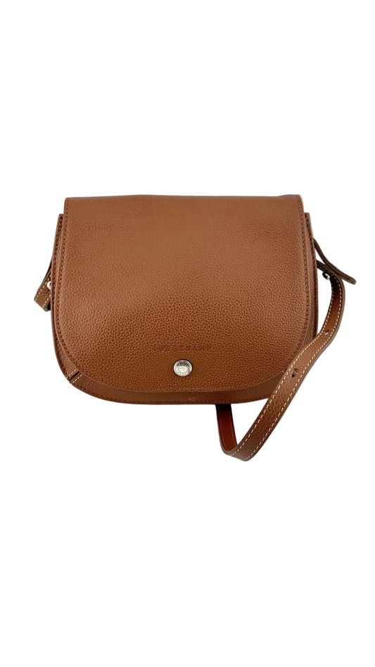 Longchamp - Brown Leather Small Crossbody Bag