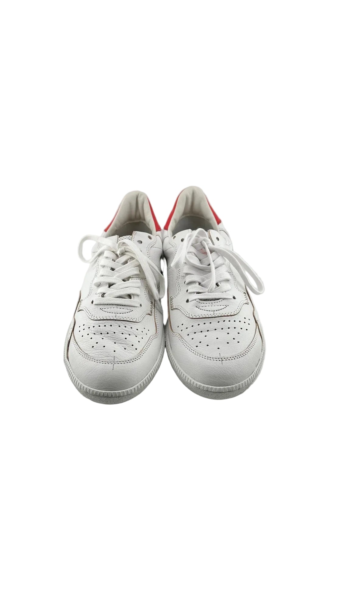 Hidnander - MEGA T ART White Leather Sneakers - 42