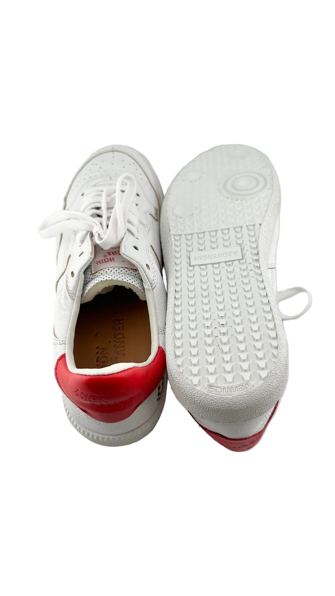 Hidnander - MEGA T ART White Leather Sneakers - 42