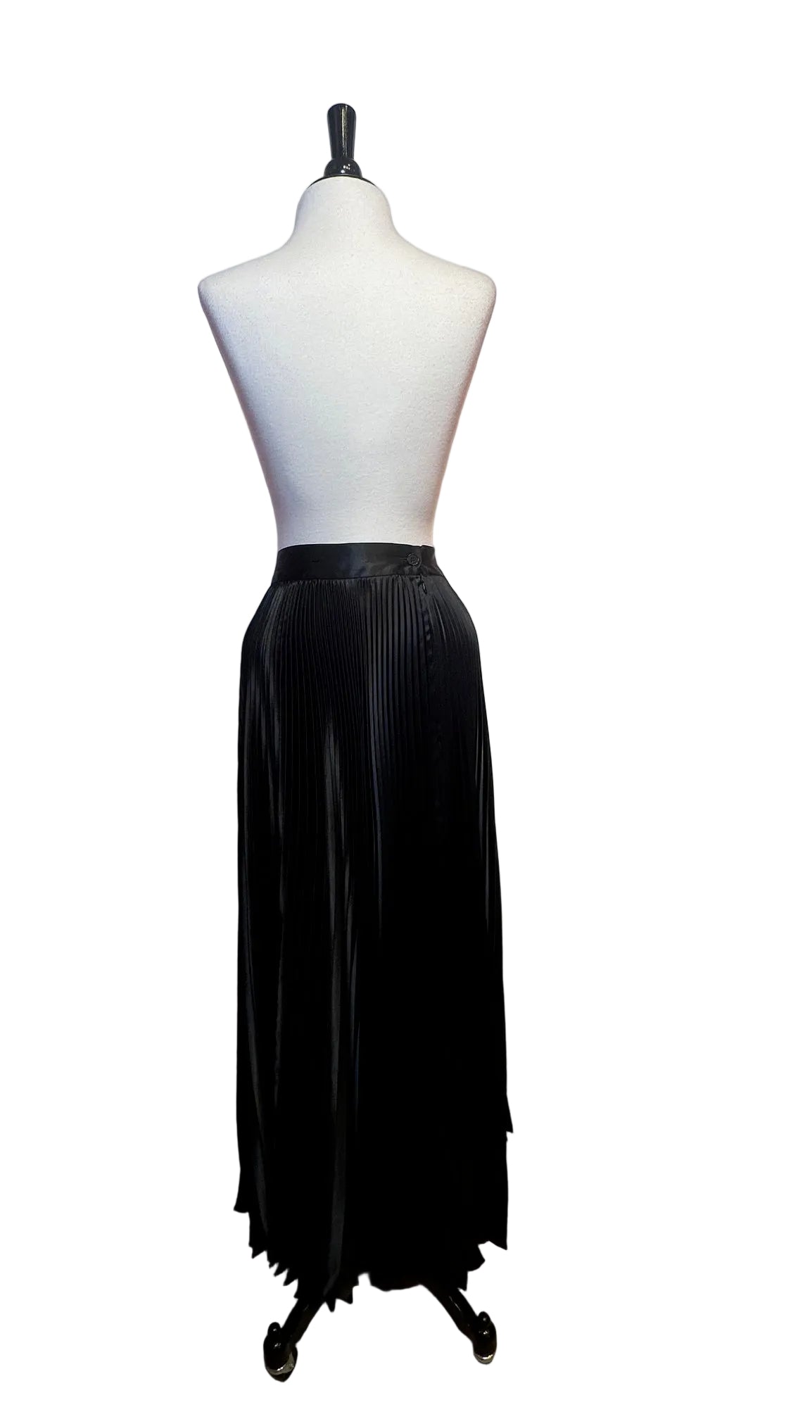 Callaghan - Vintage Black Pleated Skirt - Small