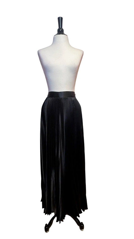 Callaghan - Vintage Black Pleated Skirt - Small