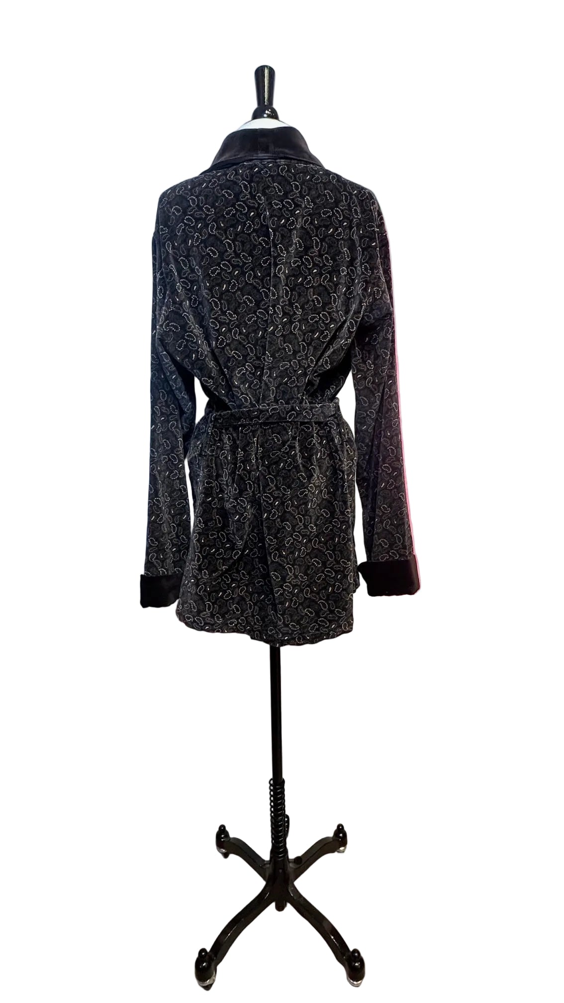 Yves Saint Laurent - Vintage Cotton Chocolate Velvet Robe - Medium