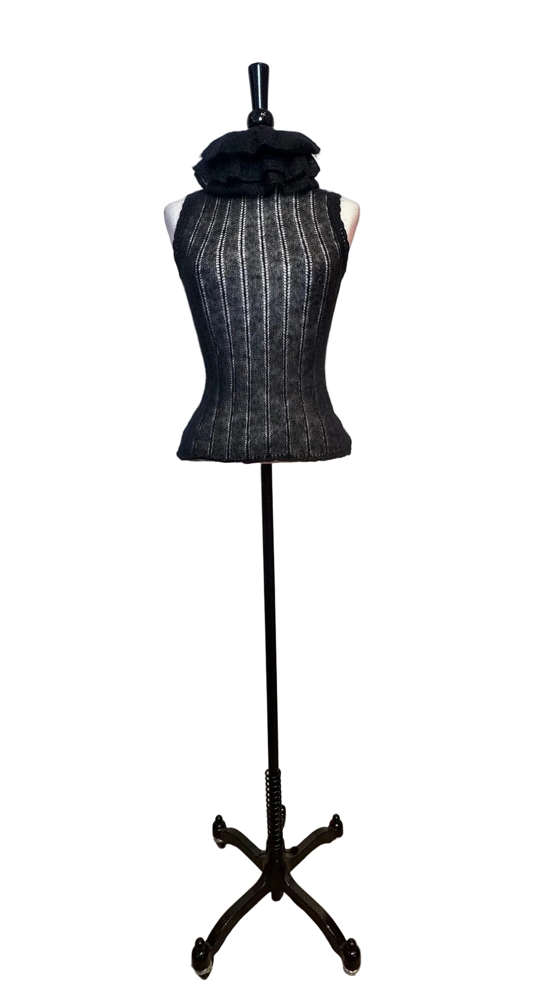 Chanel - Black Mohair Knit Top - Small