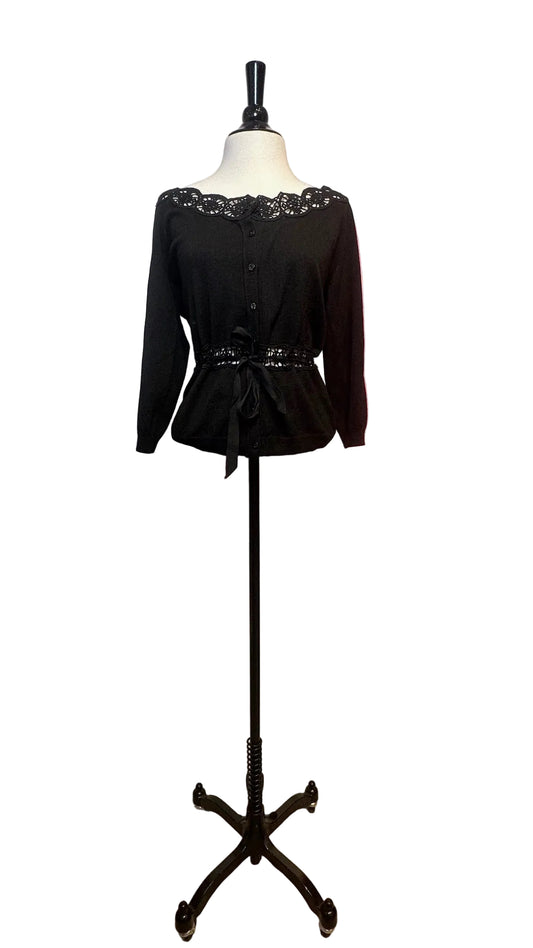 Christian Dior - Black Knit Cardigan - Medium