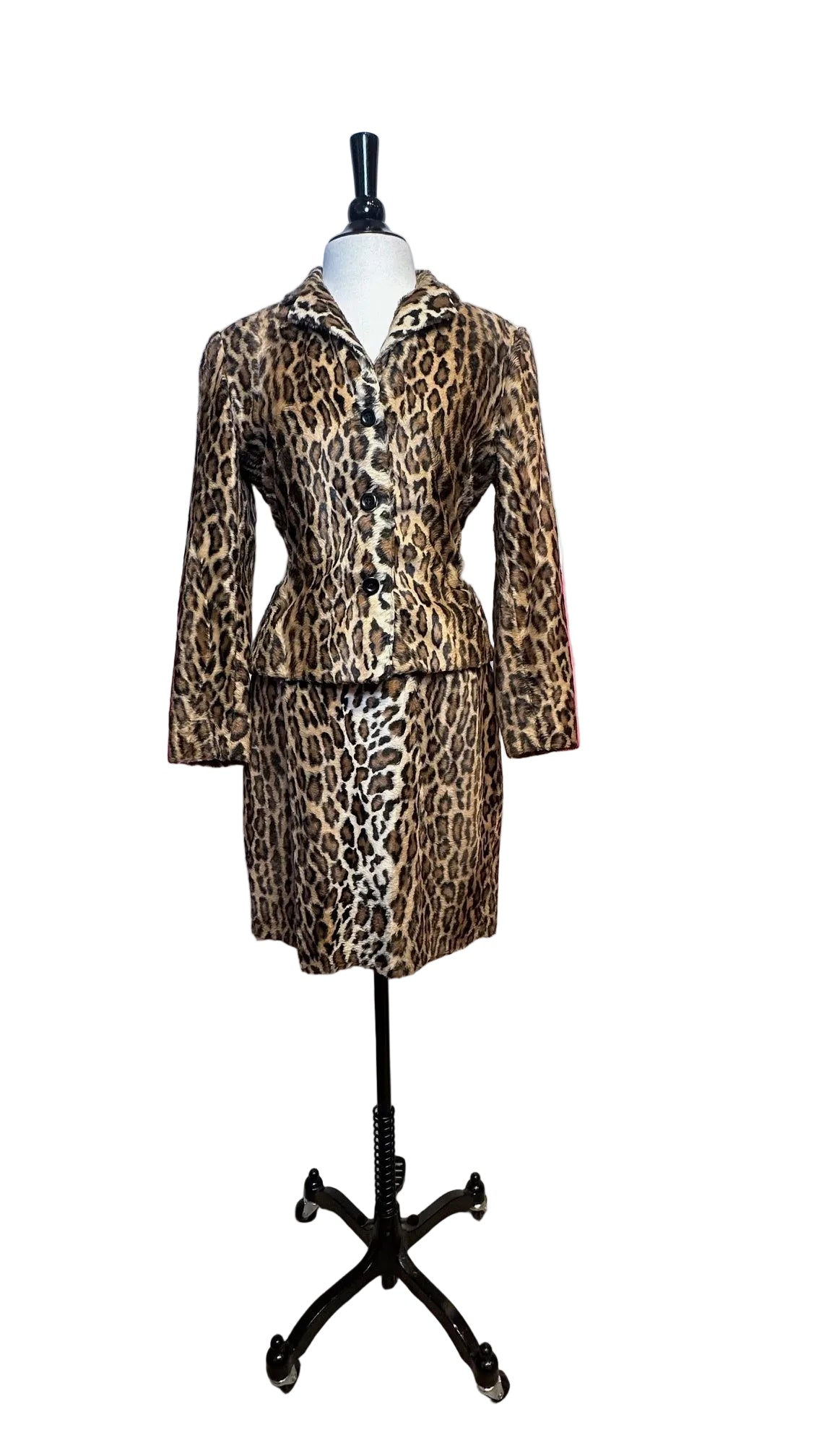 Oscar De La Renta - Vintage Faux Cheetah Jacket - 4