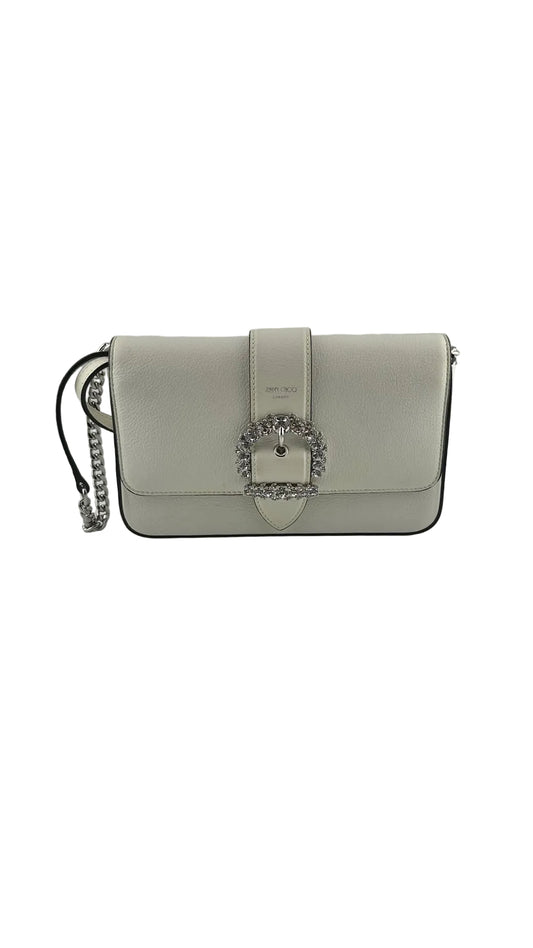 Jimmy Choo - White Crystal Crossbody