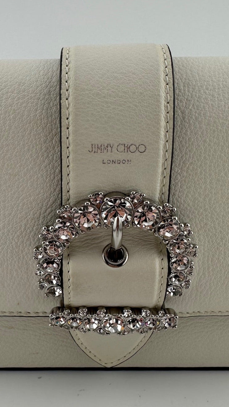 Jimmy Choo - White Crystal Crossbody