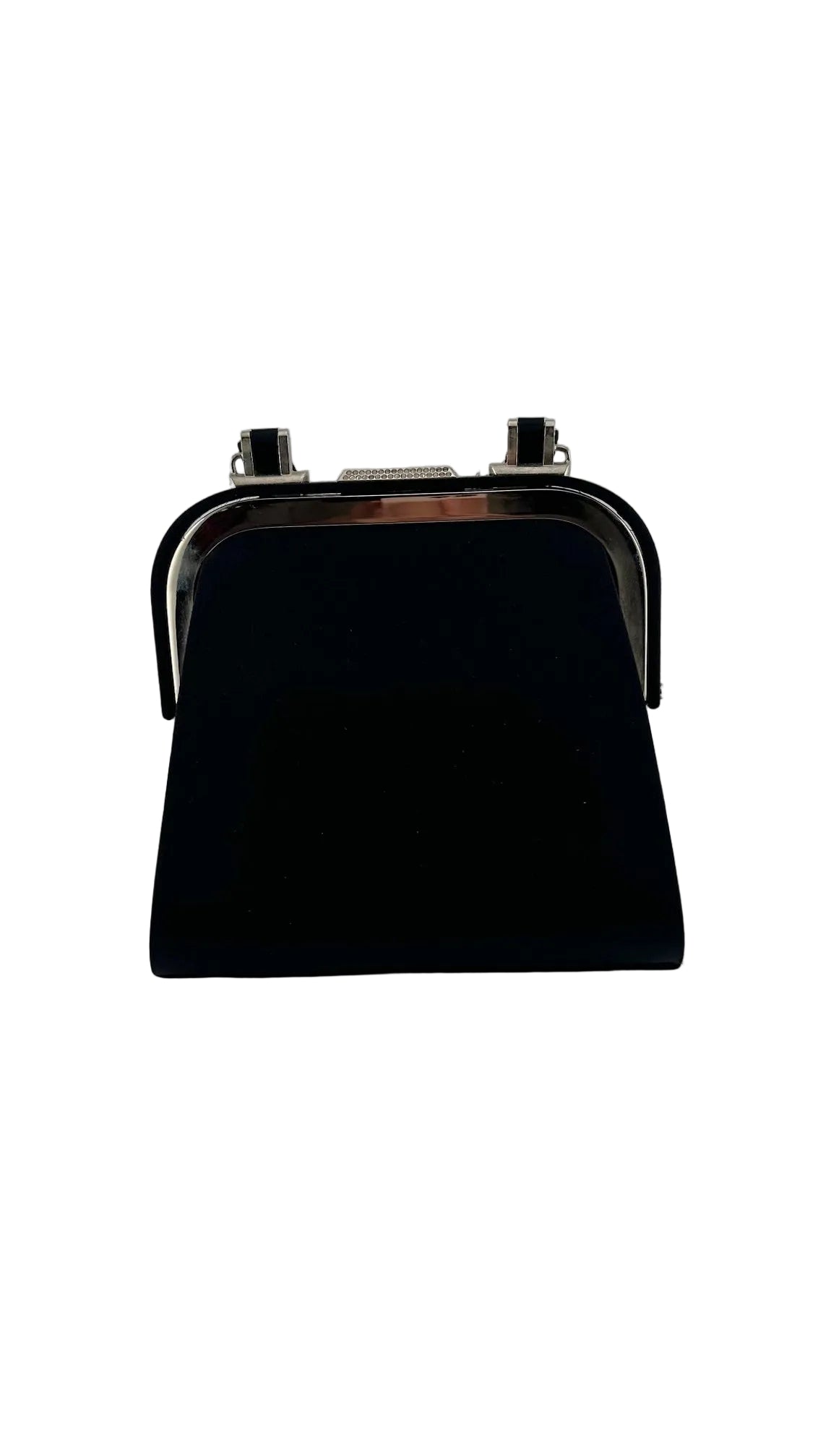 Christian Dior - Vintage Black Satin Clutch Bag