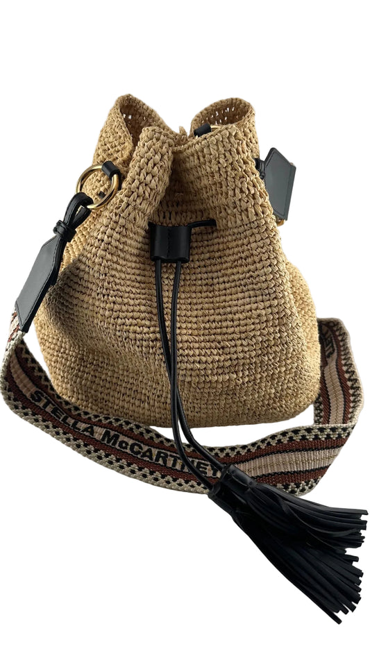 STELLA MCCARTNEY - Woven Raffia bag