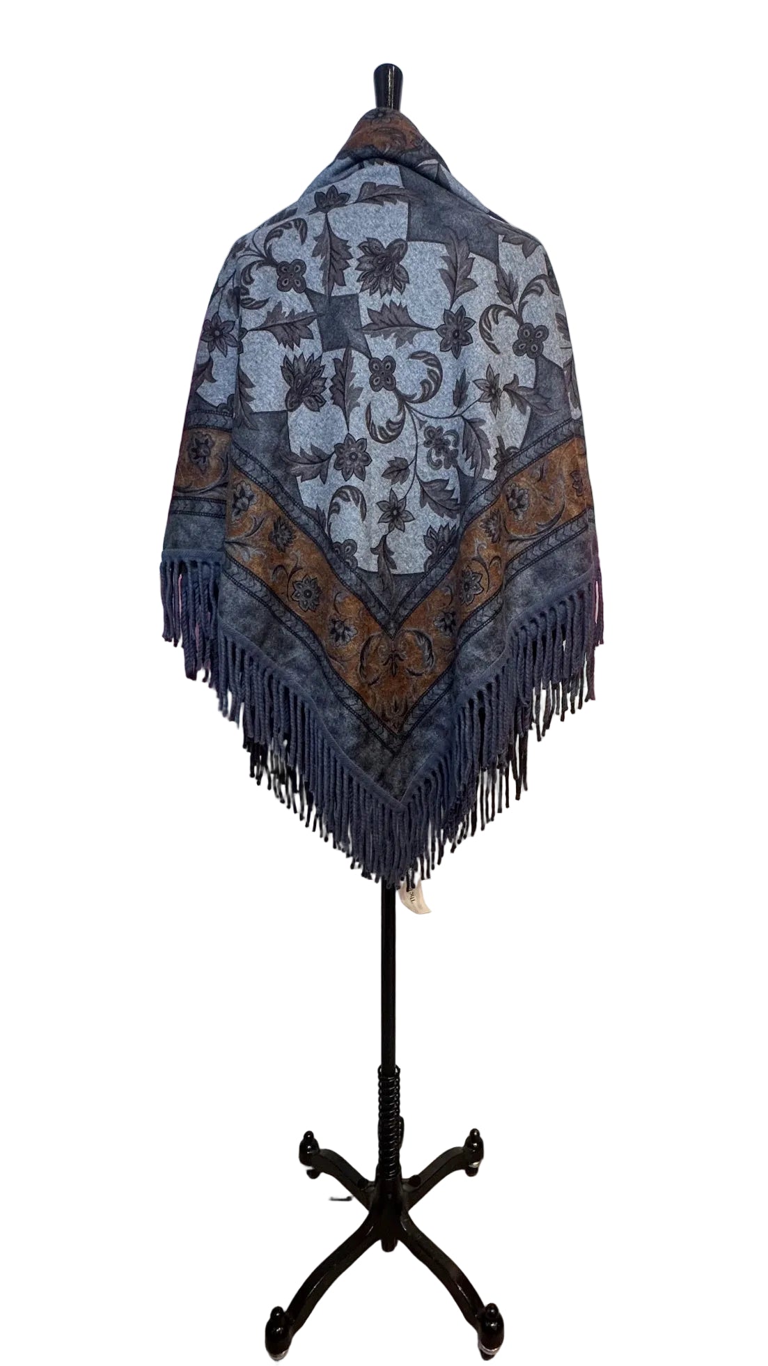Angona Floral Cashmere Shawl