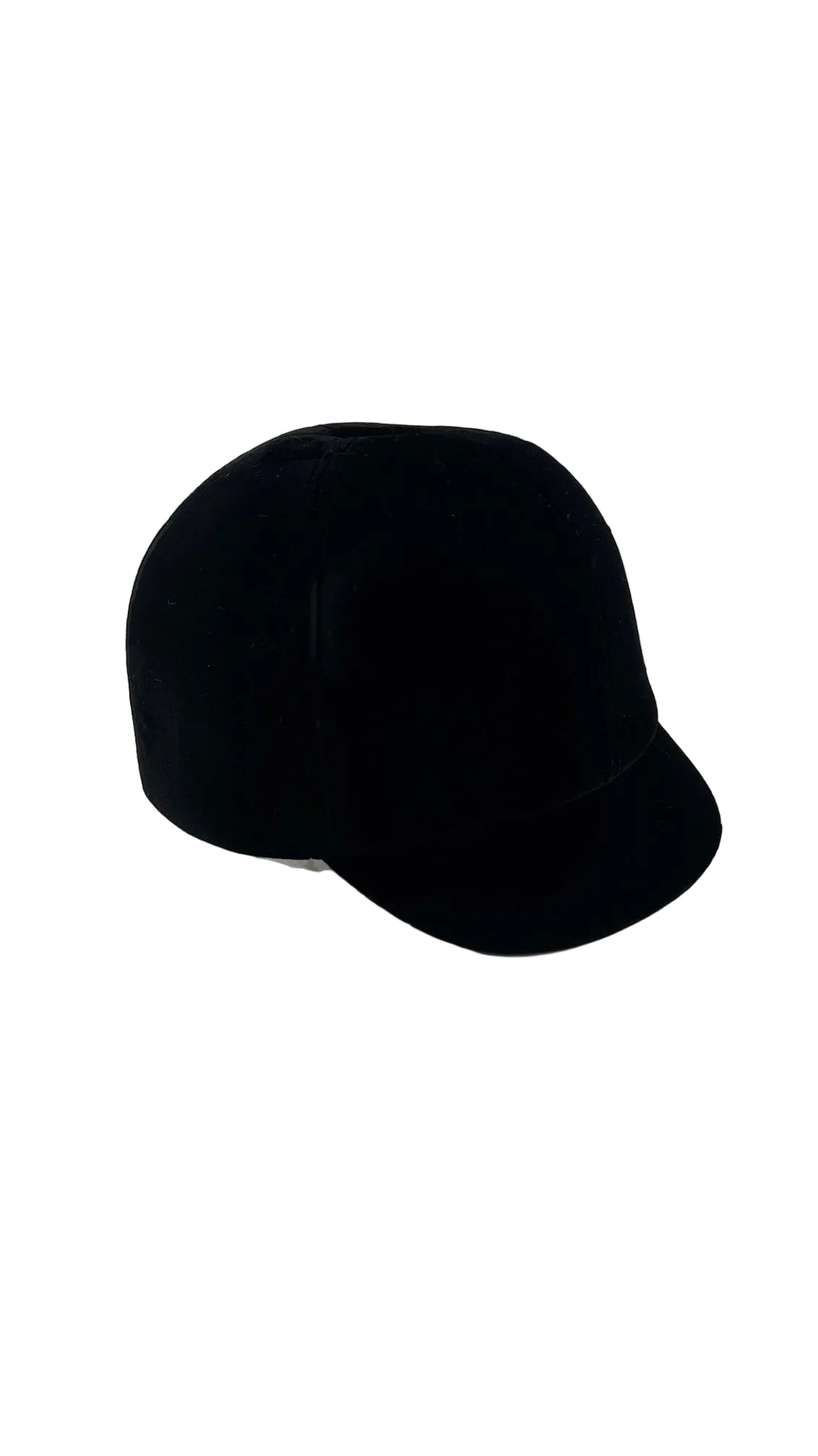 Chanel - Black Velvet Riding Cap