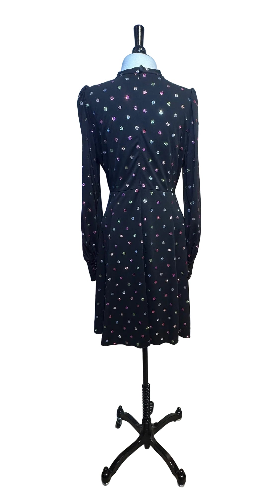 Marc Jacobs - Multi Color Polka Dot Long Sleeve Dress - 8