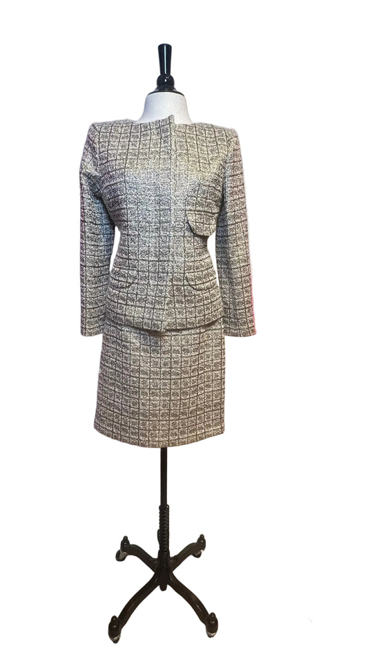 Chloe - Beige Gold Tweed Jacket - 38