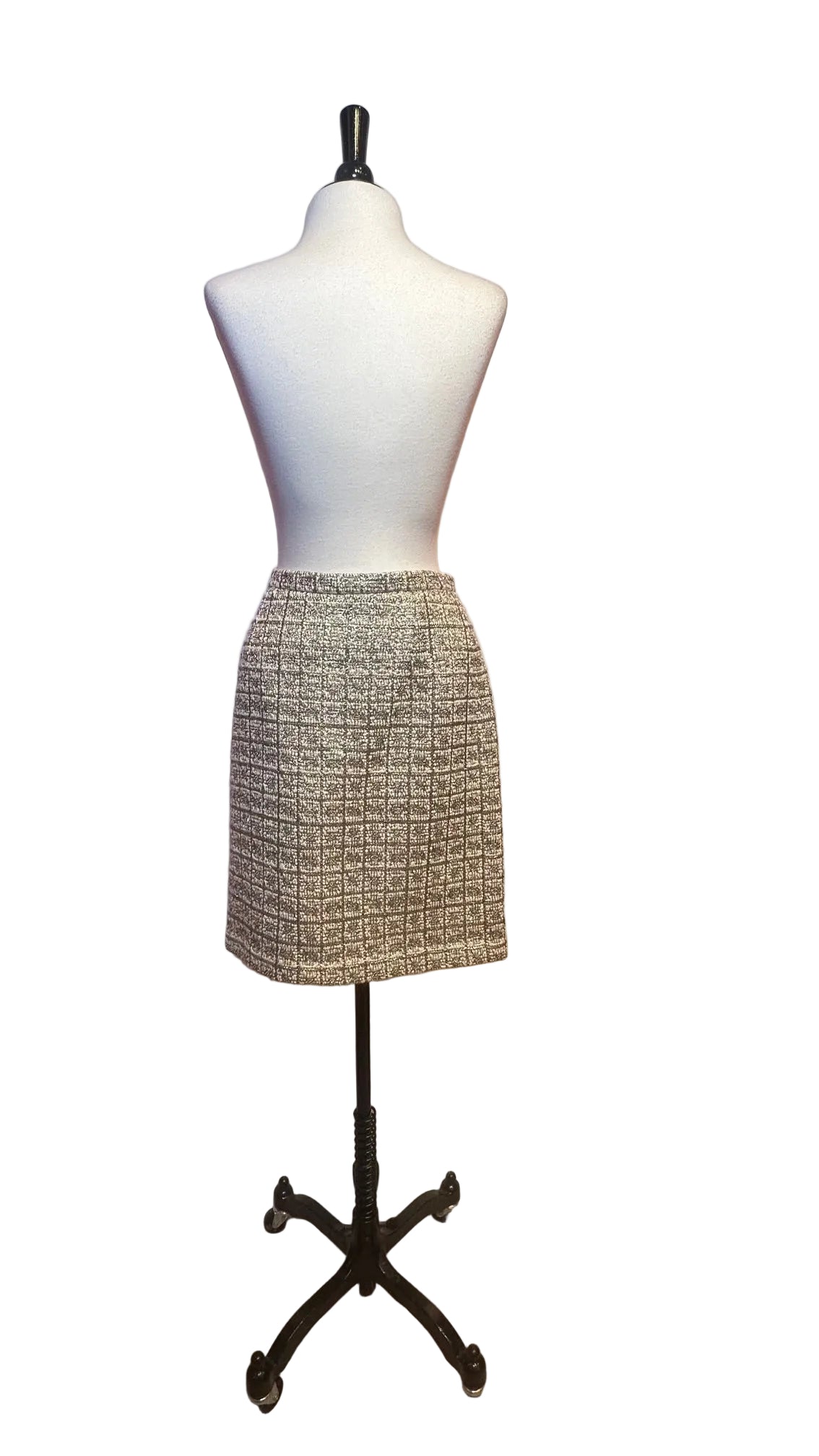 Chloe - Gold Tweed Skirt - 38