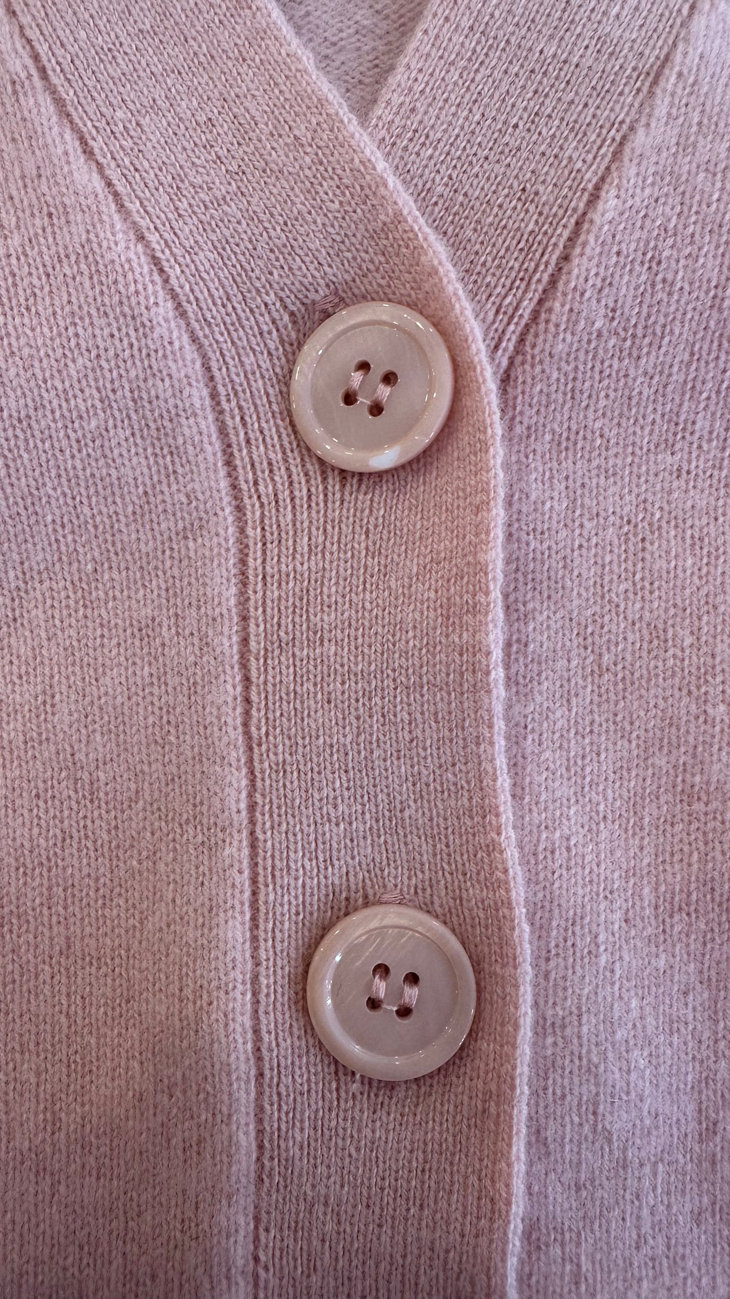 Marled - Ballet Pink Cashmere Cardigan - Small