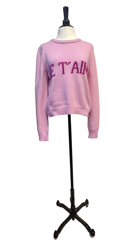 Alberta Ferretti - Lilac "JE T'AIME" Sweater - 6