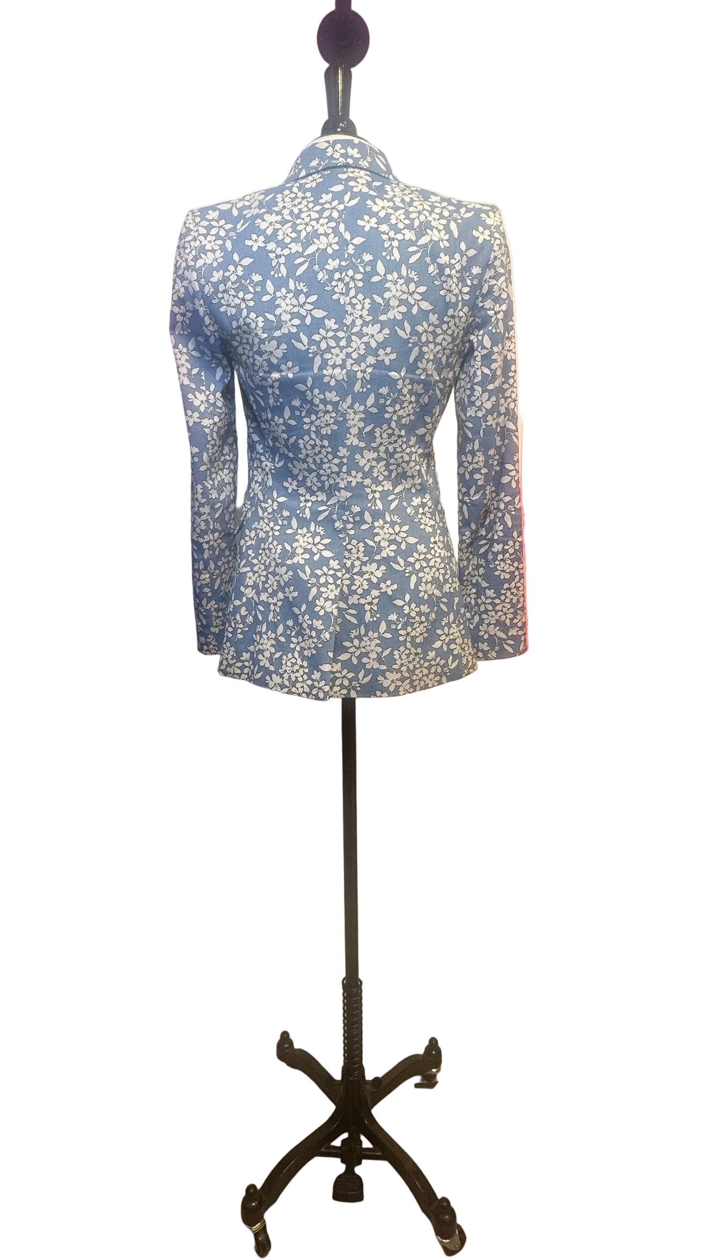 Alice + Olivia - Light Blue Floral Blazer - 2