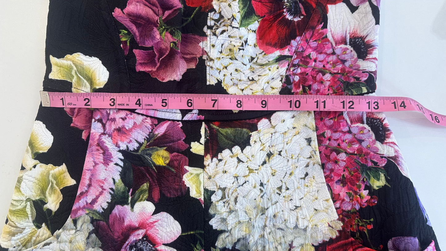 Dolce & Gabbana - Floral Bustier Dress with Pockets - 42