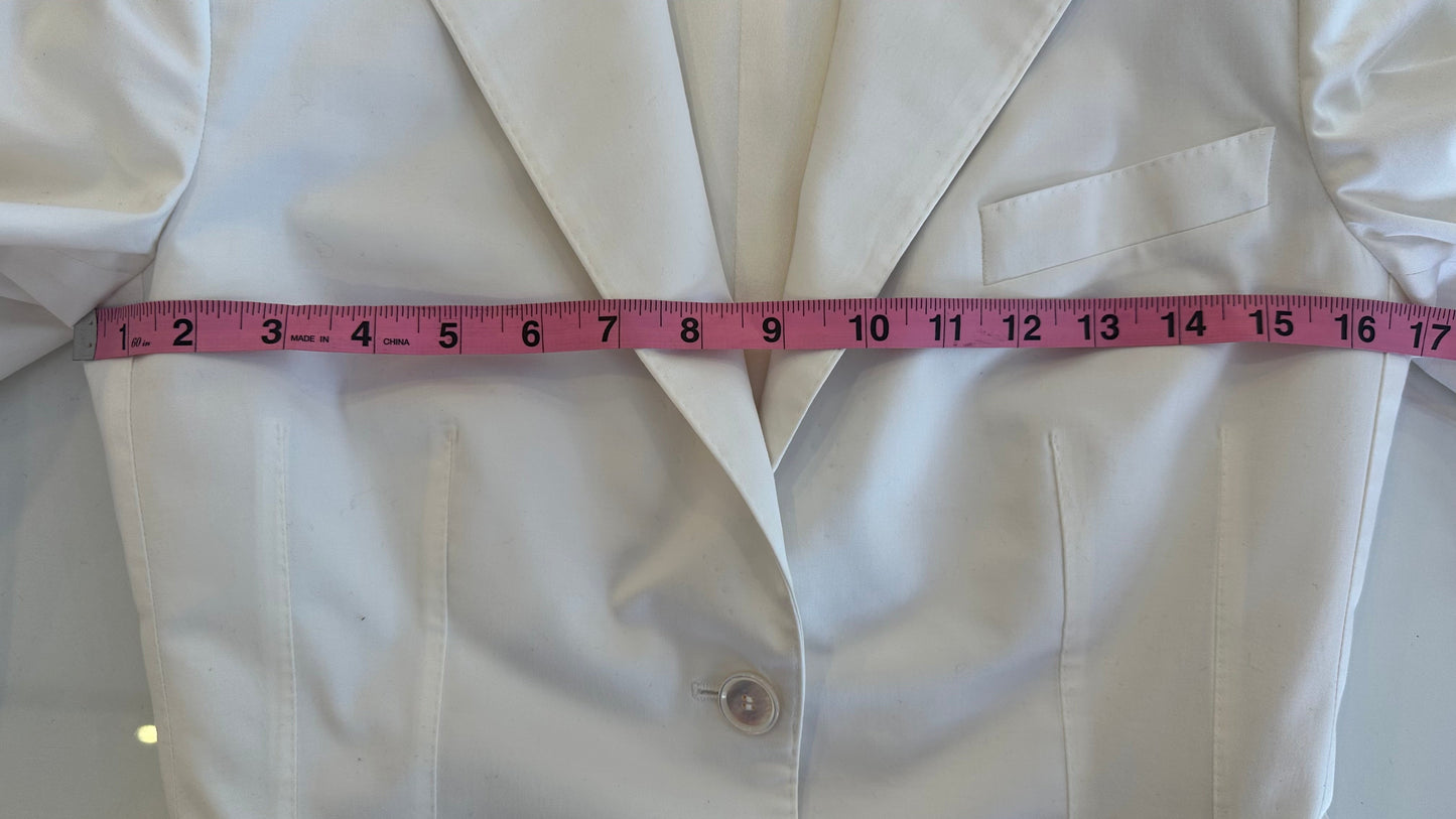DOLCE & GABBANA - White Cotton Blazer - 40