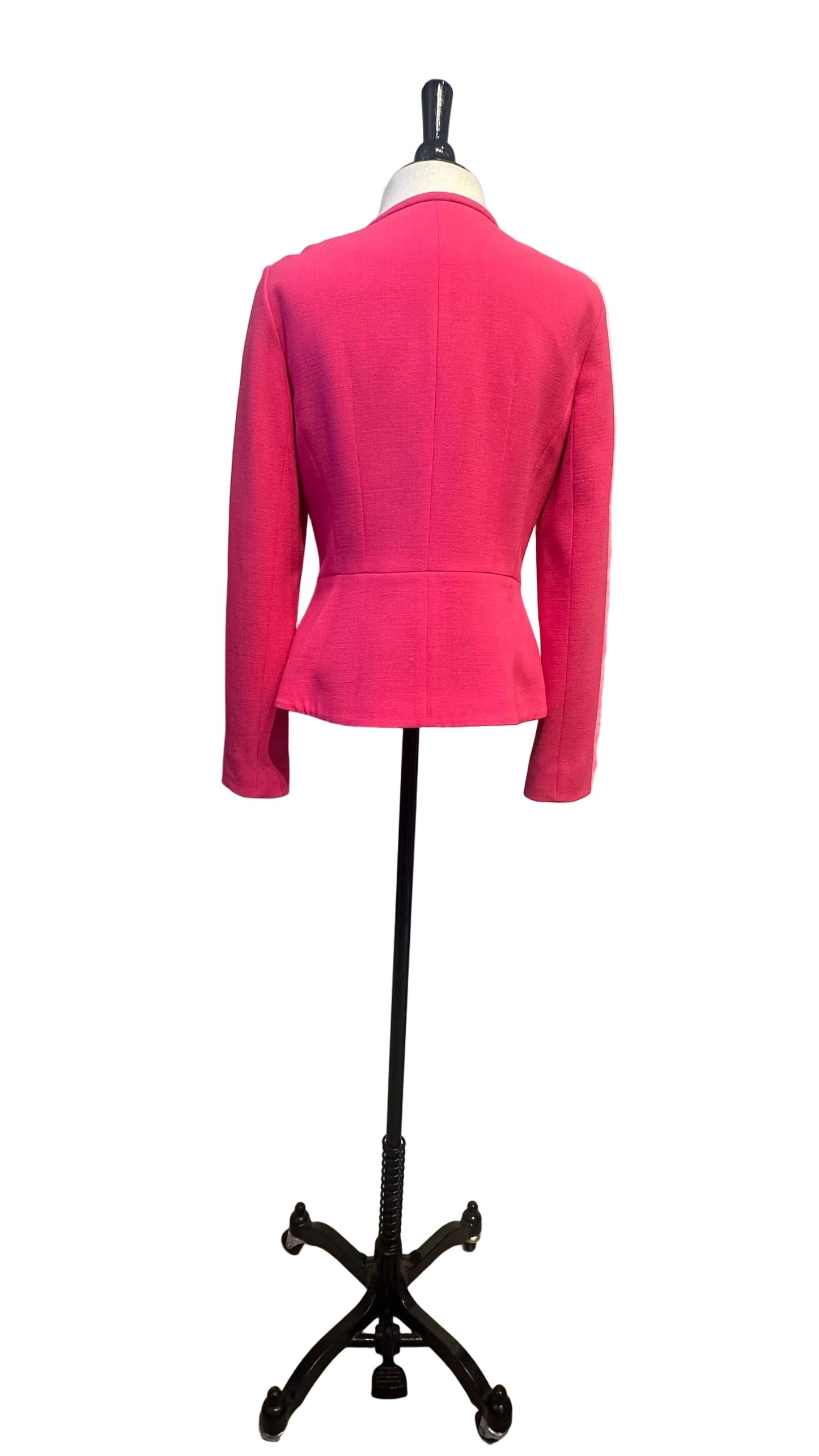 Lafayette 148 - Hot Pink Zip-Up Jacket - 2