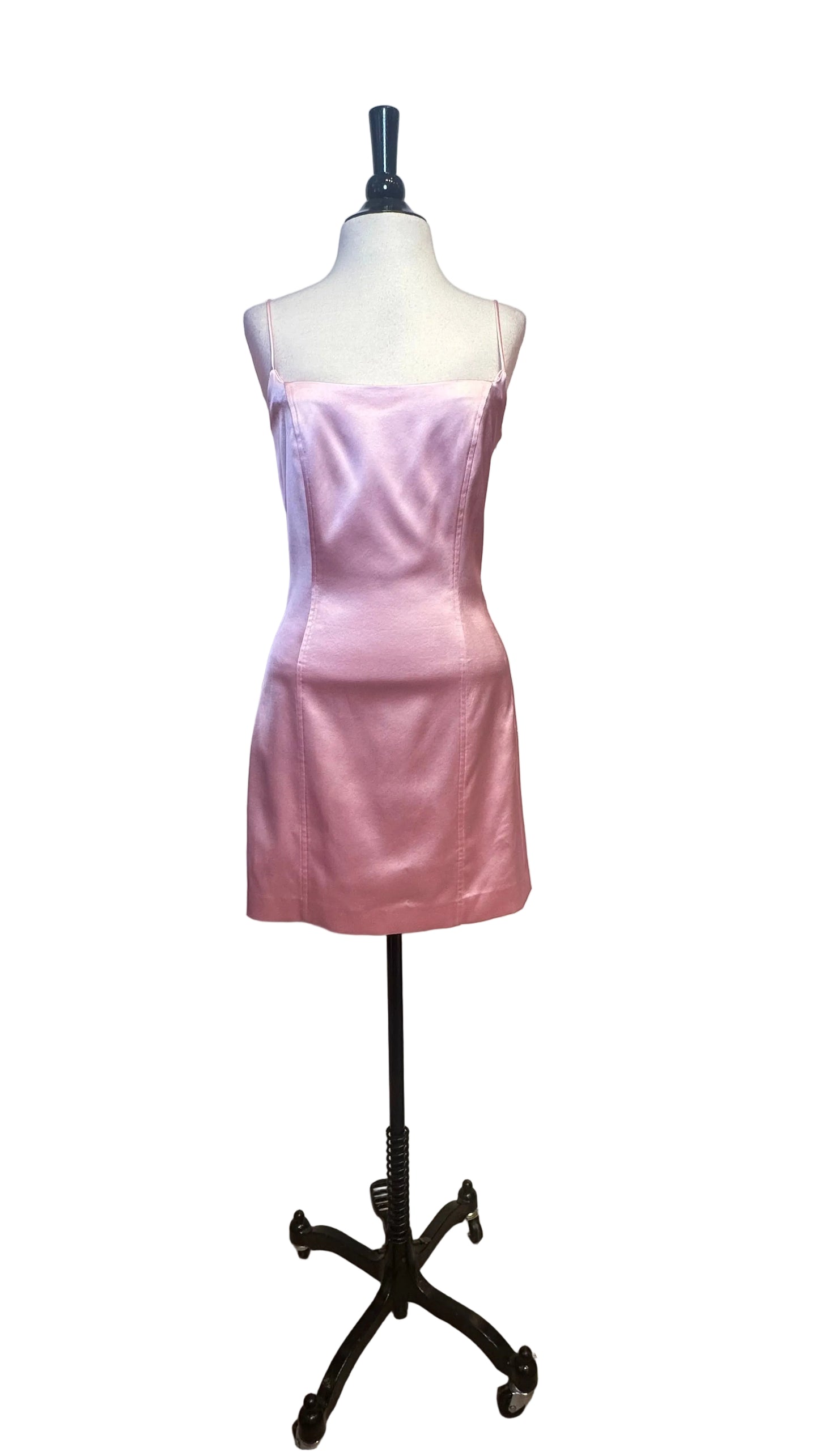GAUGE81 - Ballet Pink Satin Minidress - Medium